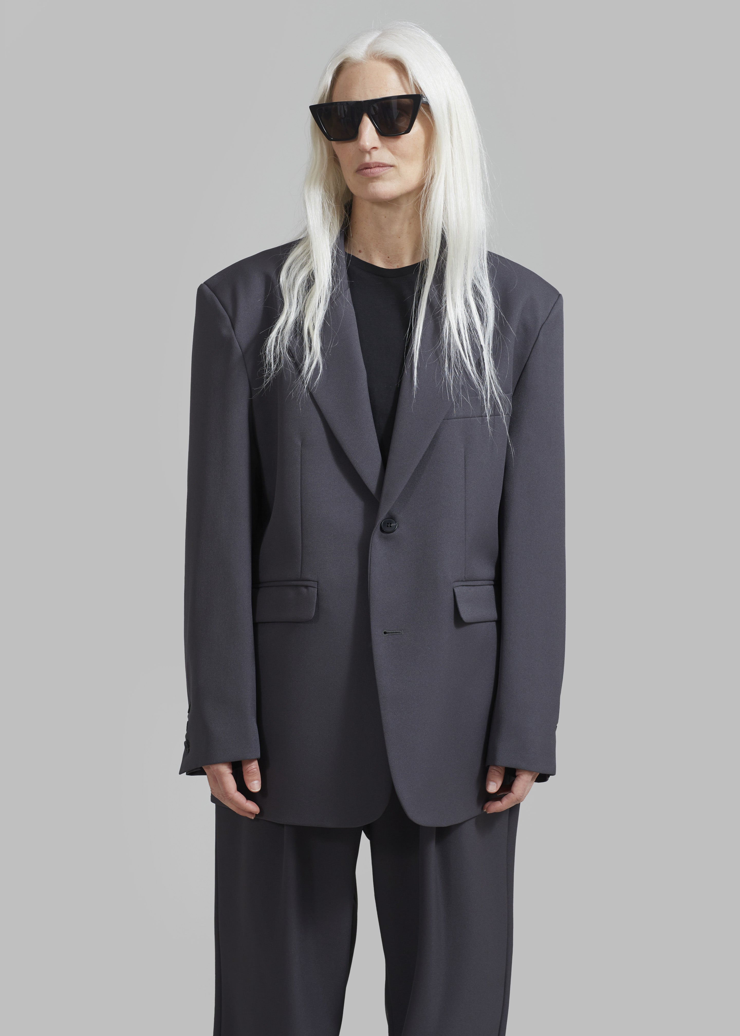Janell Blazer - Dark Grey - 5