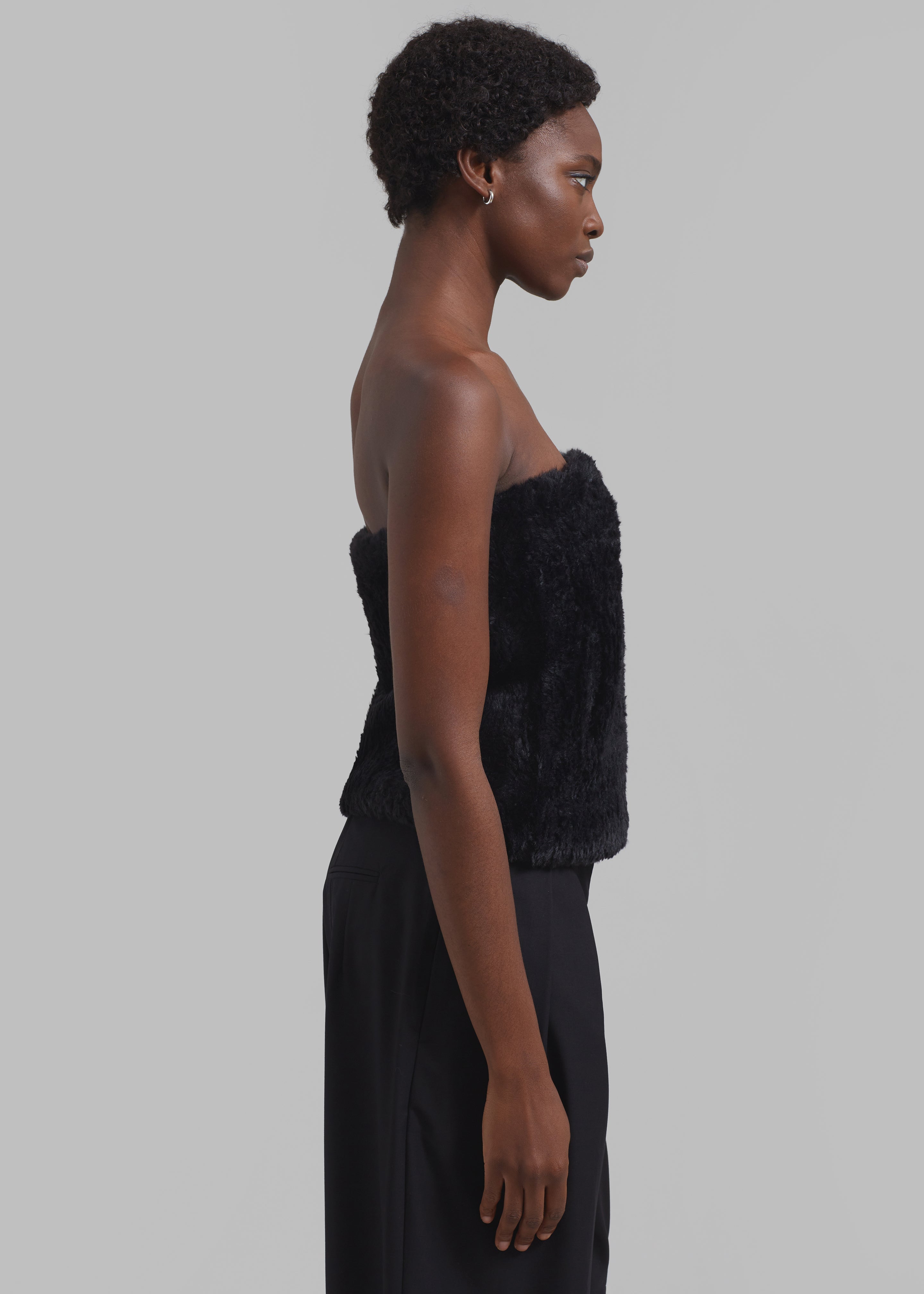 JW Anderson Front Pocket Bandeau Top - Black - 5