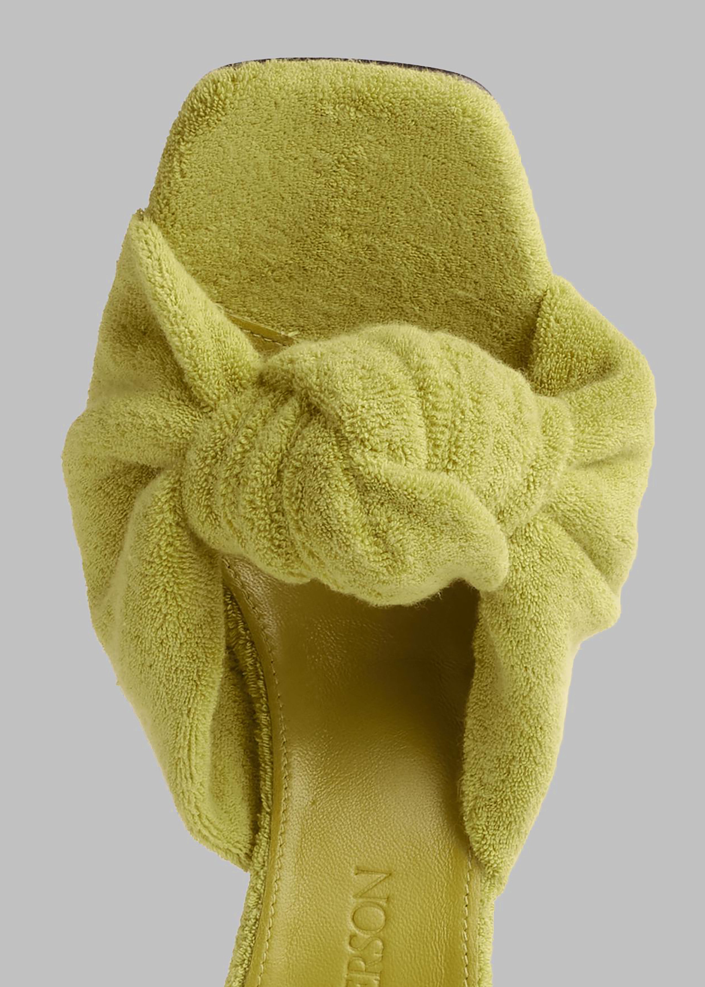 JW Anderson Heel Knot Sandal - Pop Green - 2