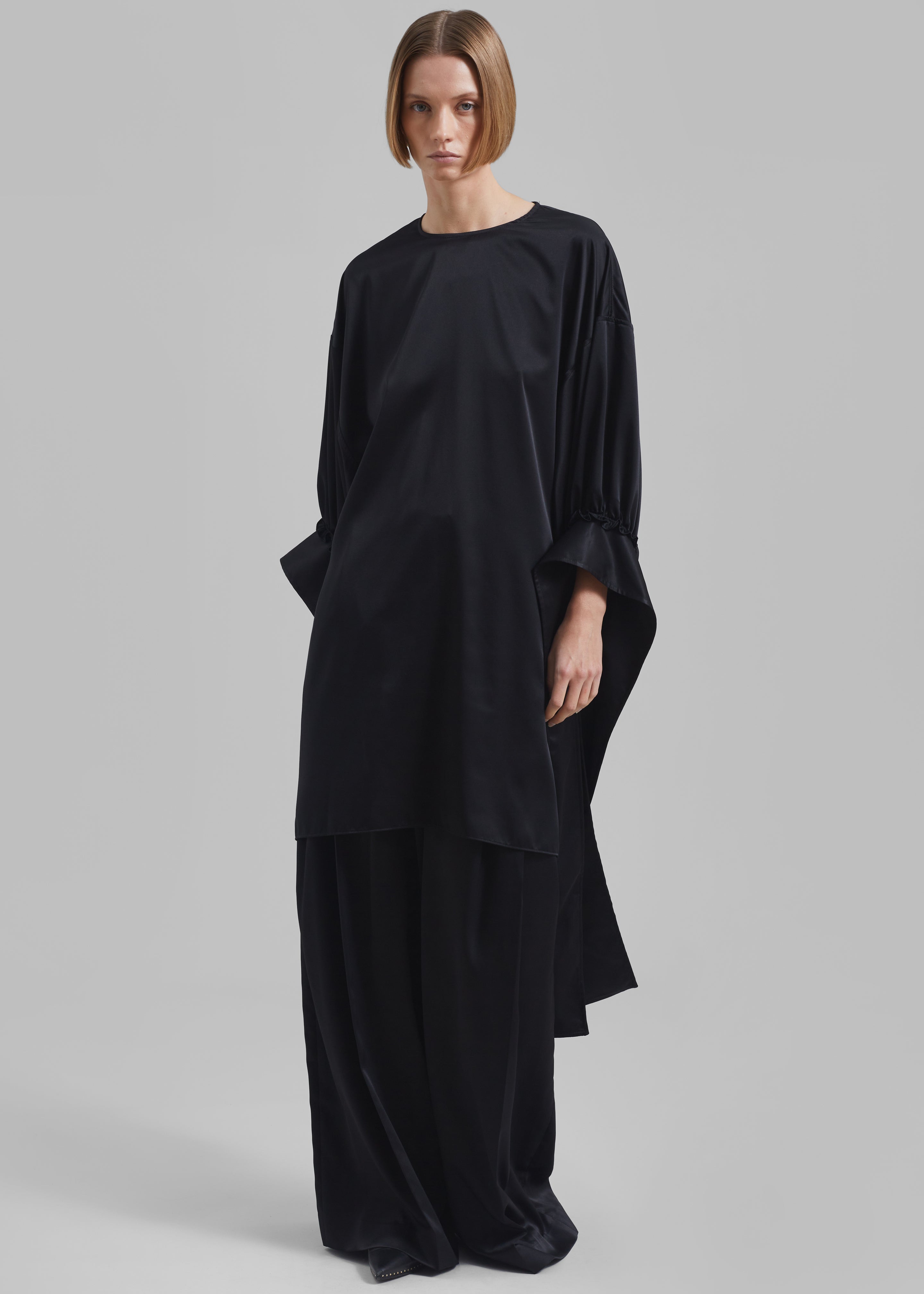 JW Anderson Tab Sleeve Dress - Black - 2