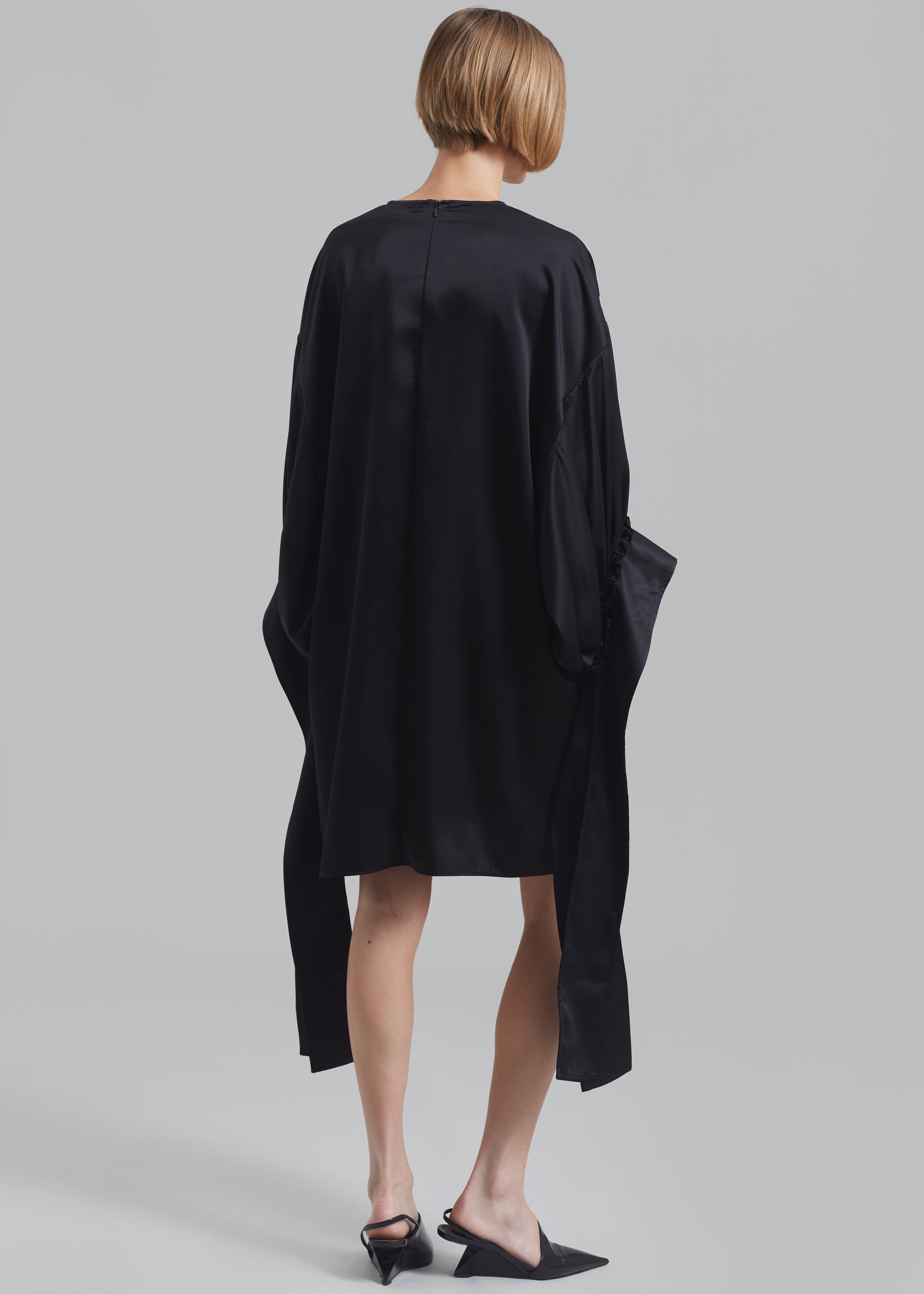 JW Anderson Tab Sleeve Dress - Black - 7