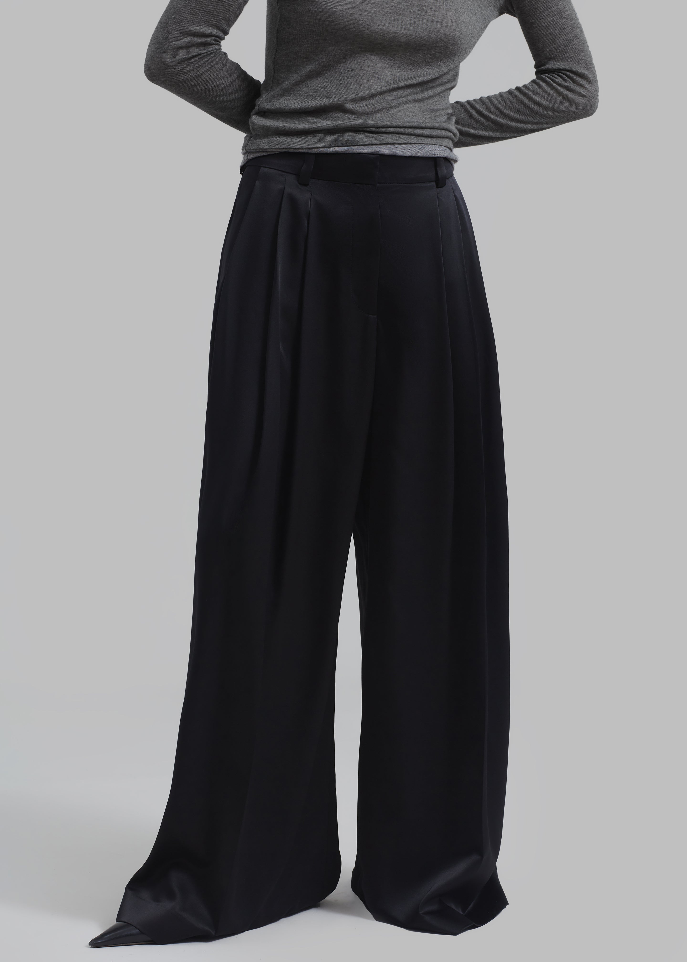 JW Anderson Wide Leg Trousers - Black - 6