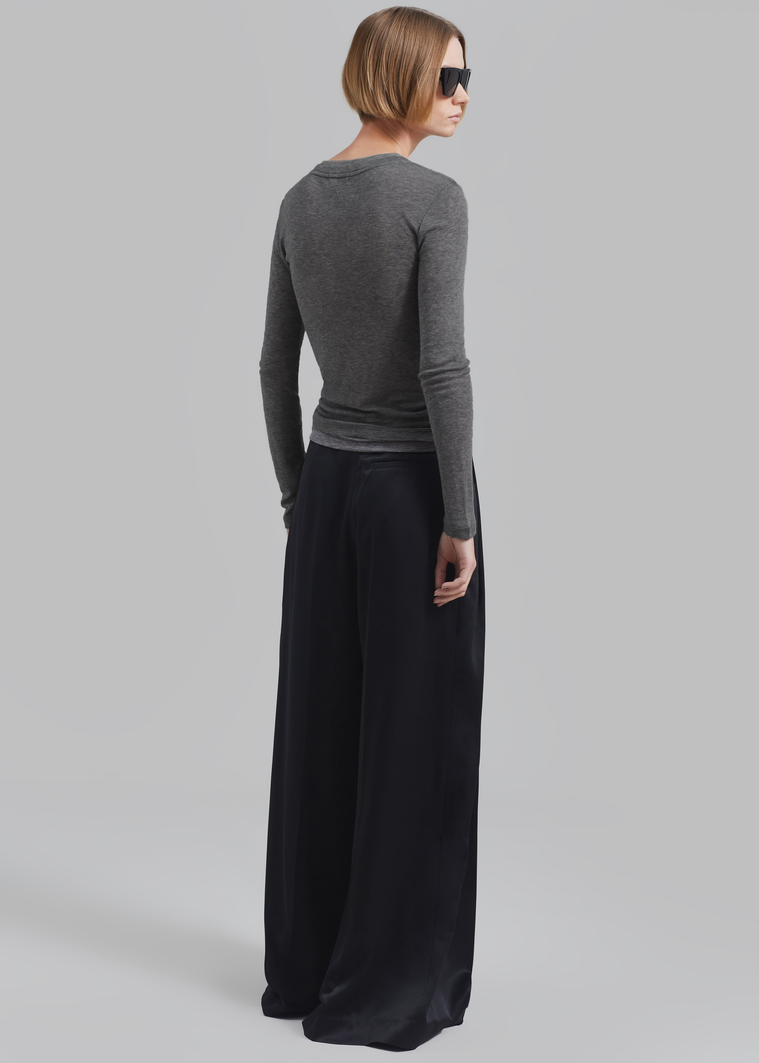 JW Anderson Wide Leg Trousers - Black - 10