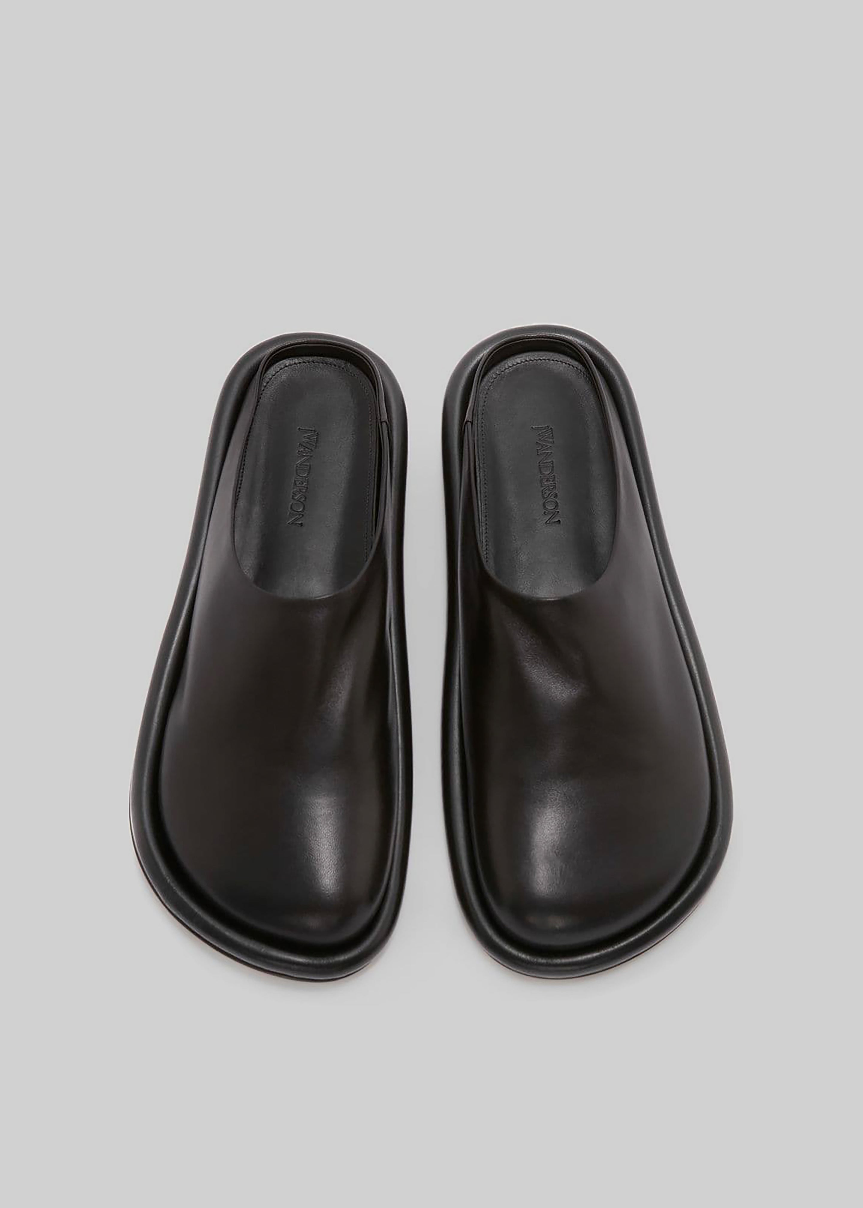JW Anderson Bumper-Tube Leather Slipper - Black - 2