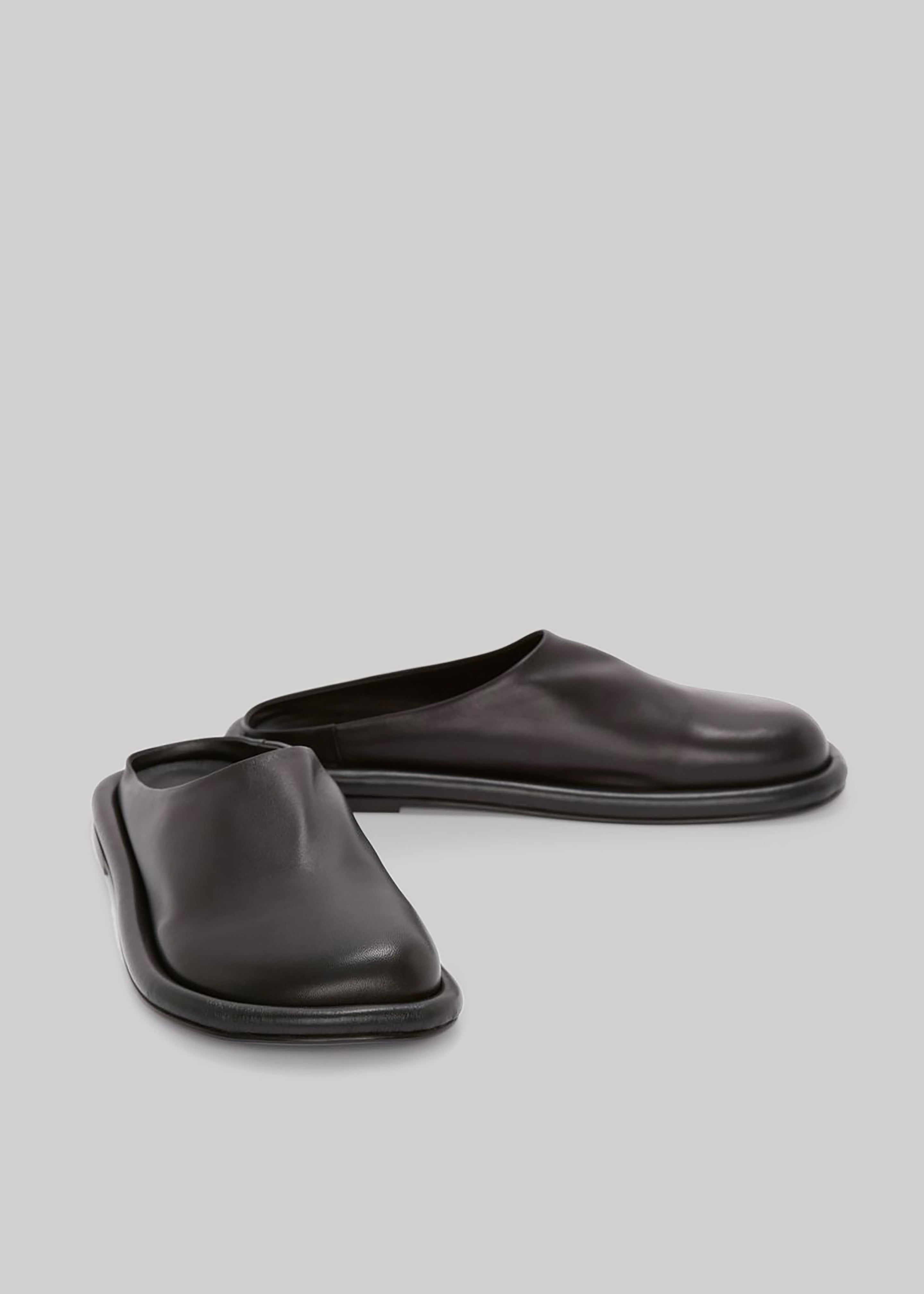 JW Anderson Bumper-Tube Leather Slipper - Black - 3