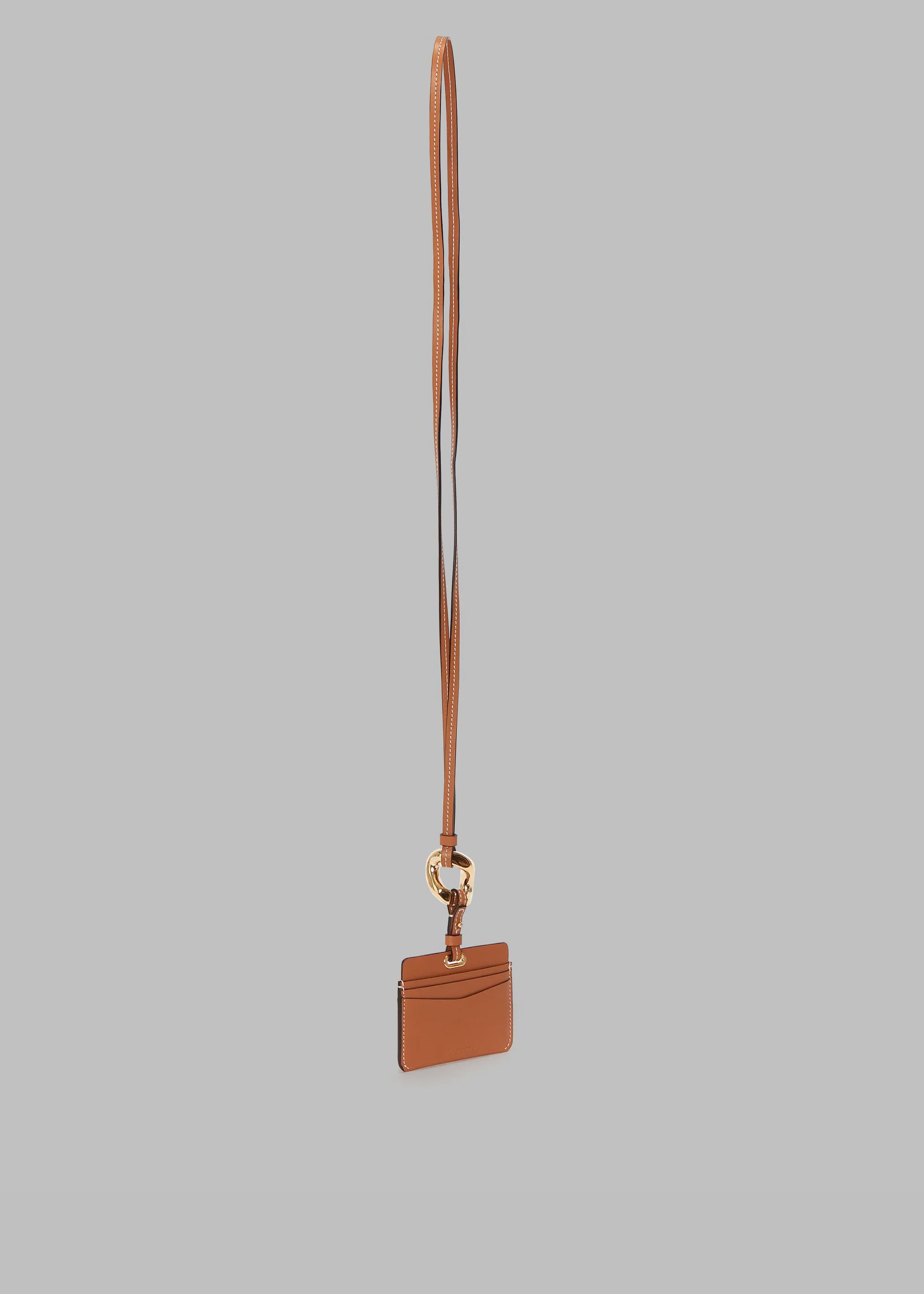 JW Anderson Cardholder with Chain Link Strap - Pecan - 3