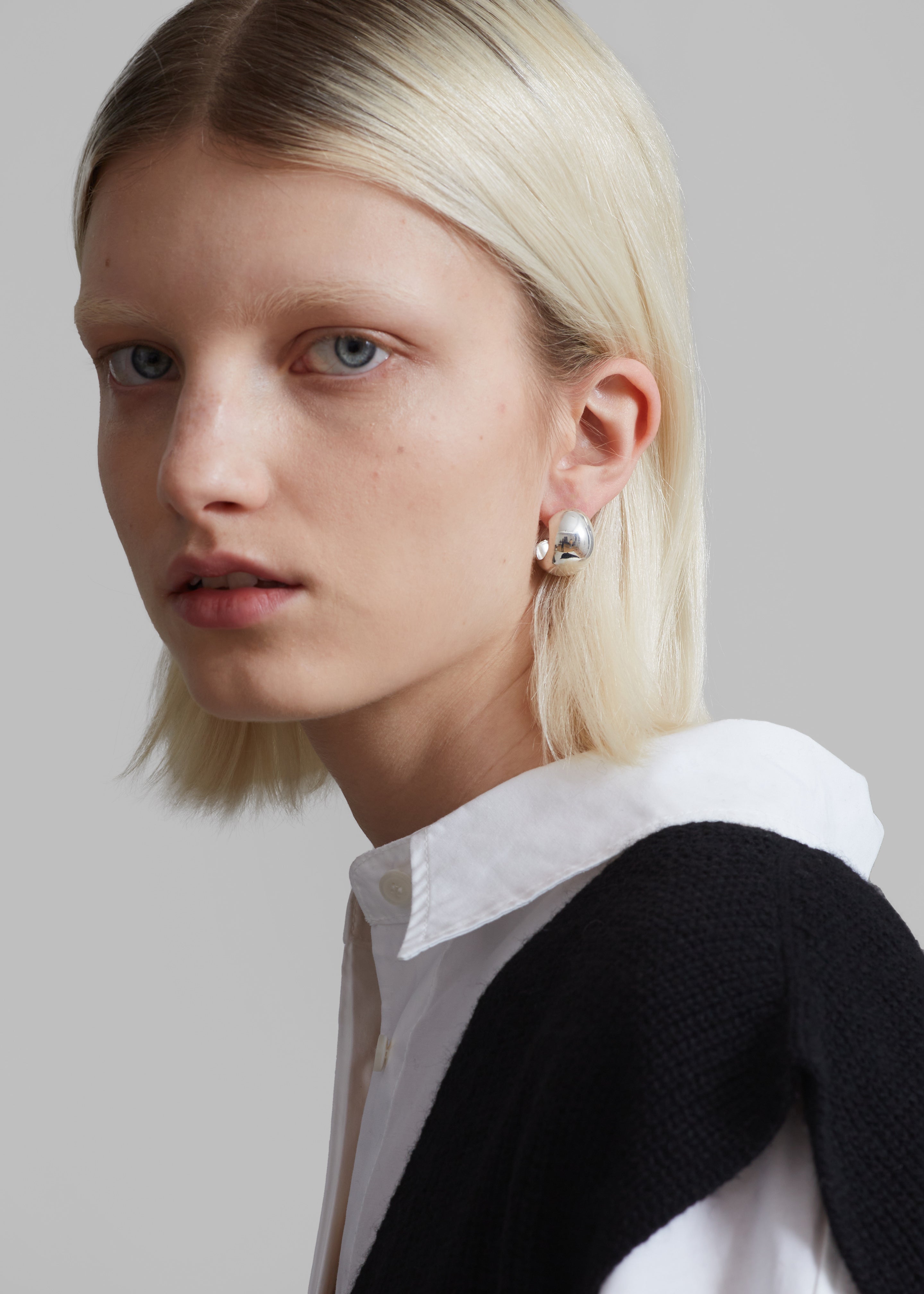 Jasmin Sparrow Classic Hoops - Silver - 1