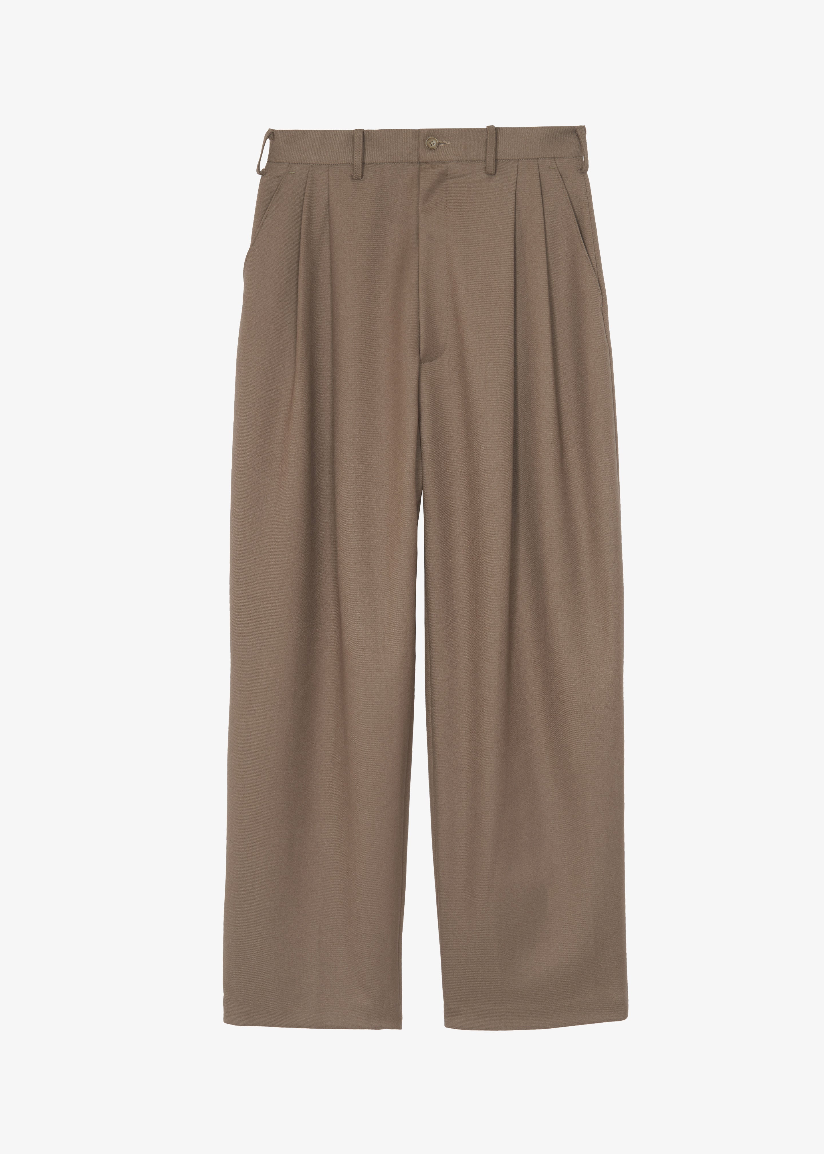Kerena Pintuck Pants - Taupe - 8