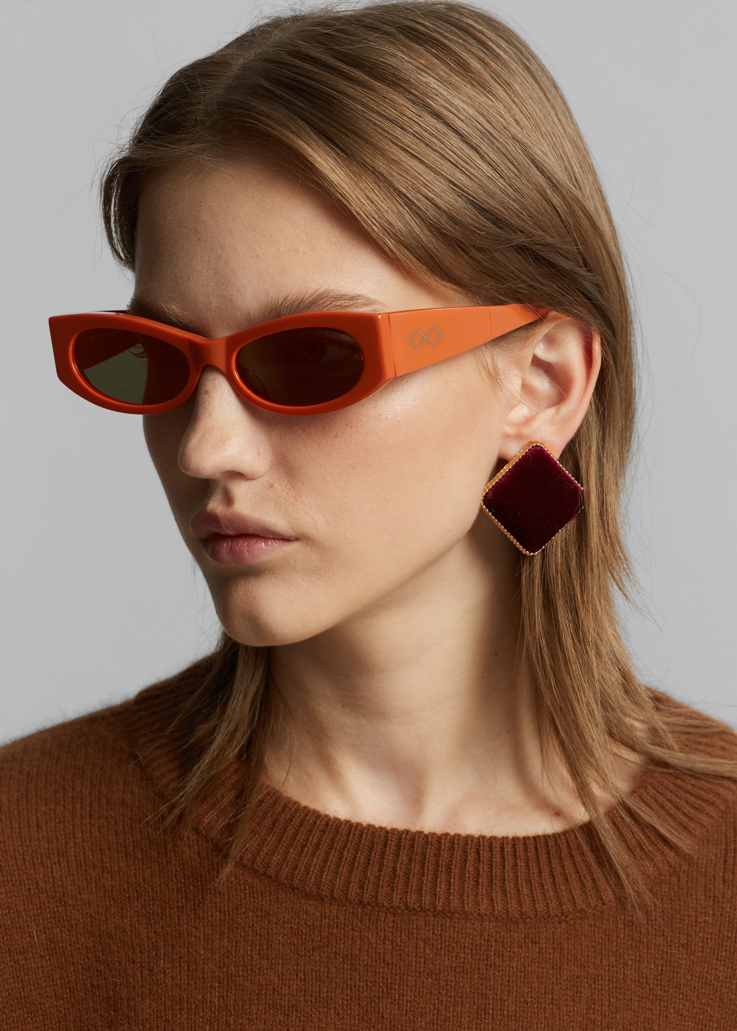 Karen Wazen Ciara Sunglasses - Carrot - 4