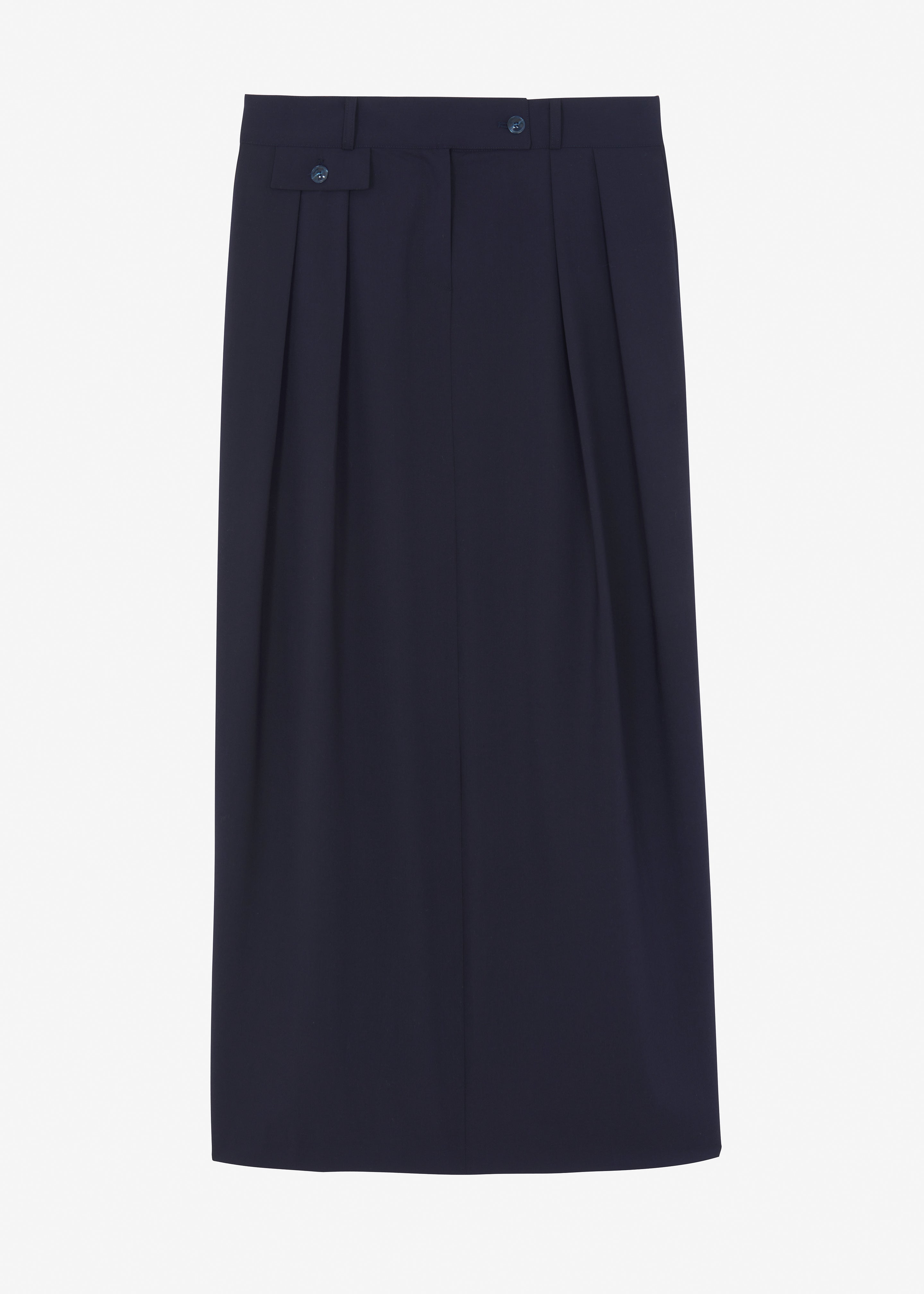 Leah Maxi Skirt - Navy - 8