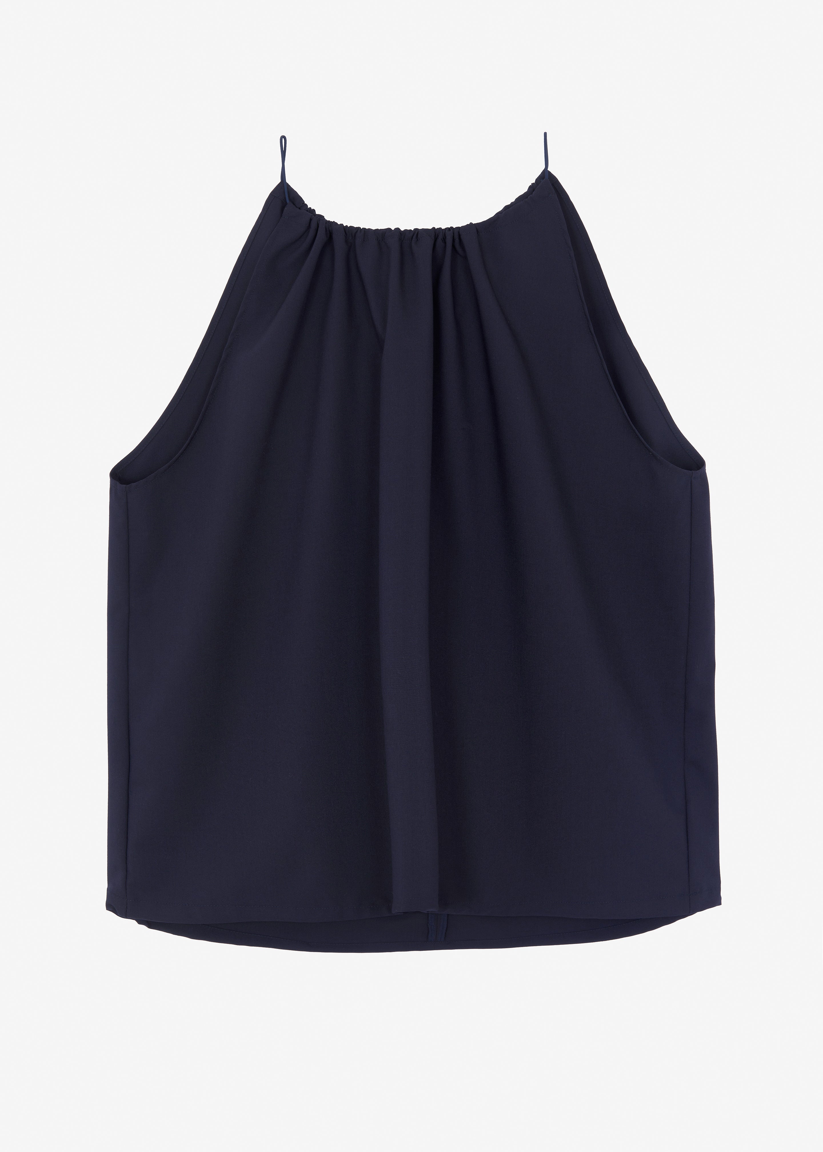 Leah Sleeveless Top - Navy - 7
