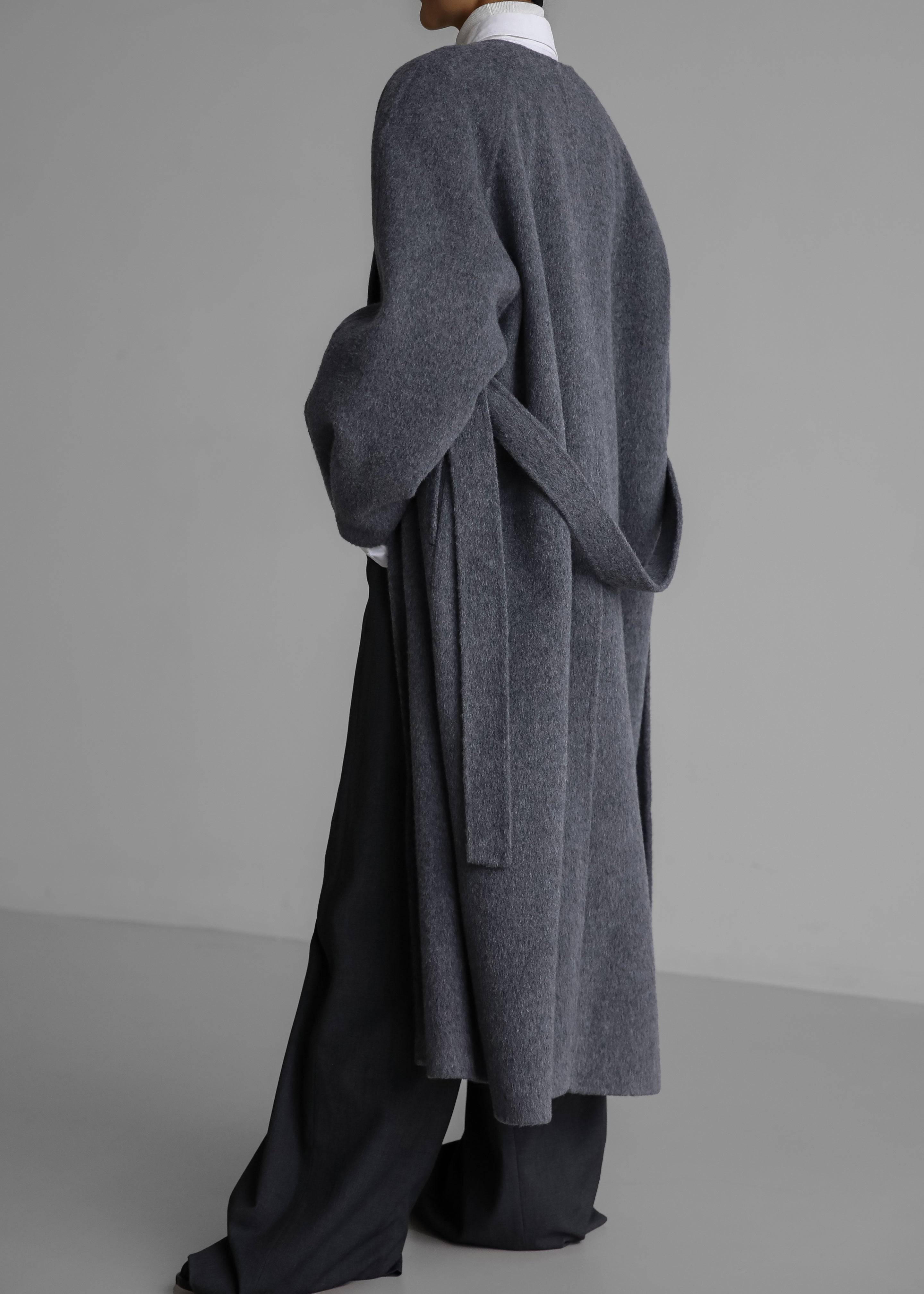 Leon Wool Coat - Grey - 16
