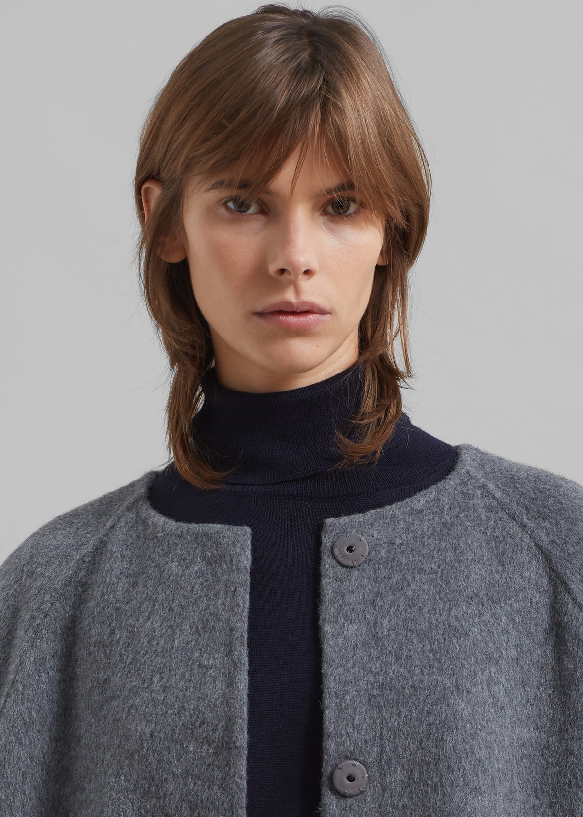 Leon Wool Coat - Grey - 10