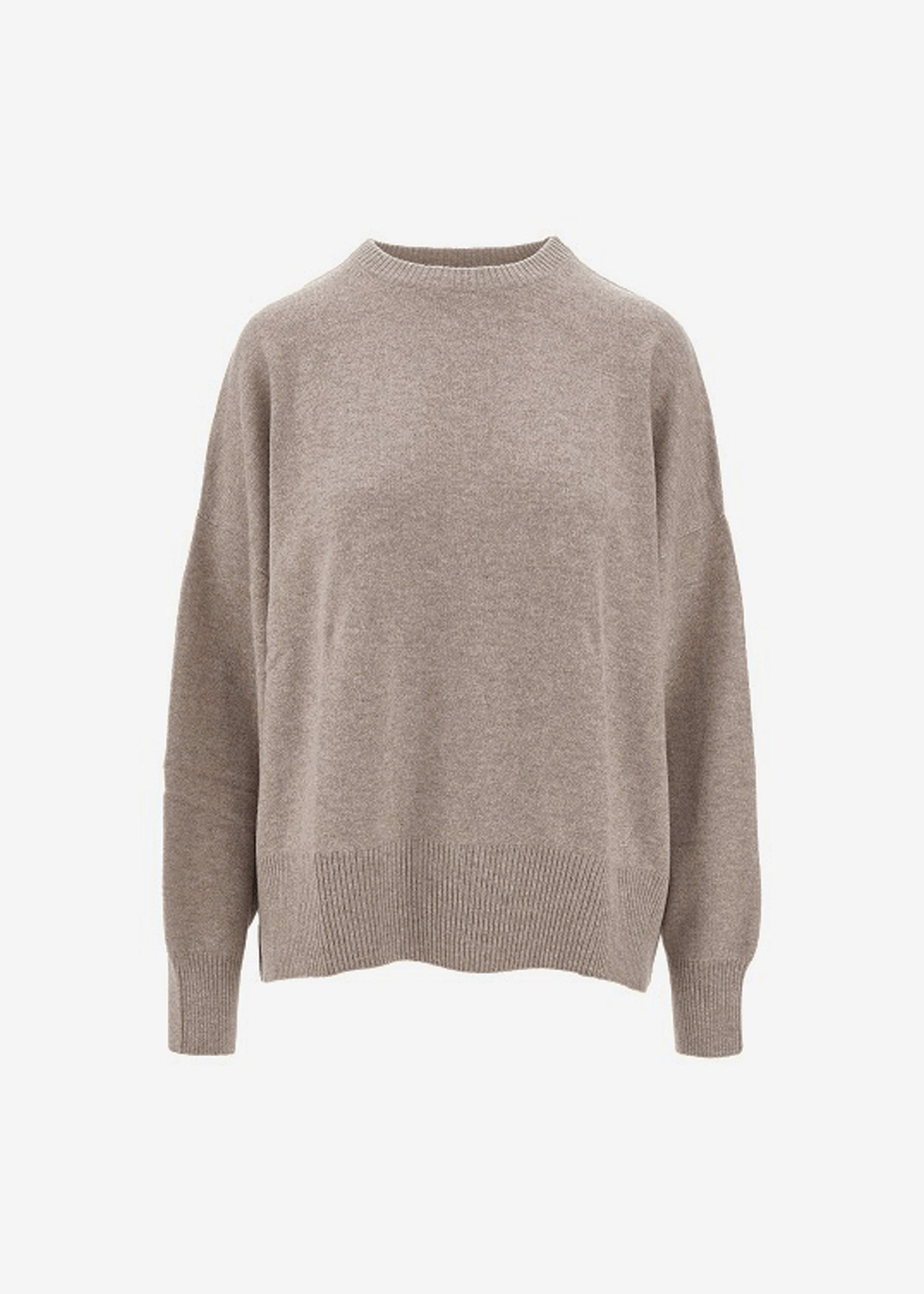 Loulou Studio Anaa Cashmere Sweater - Beige Melange - 6
