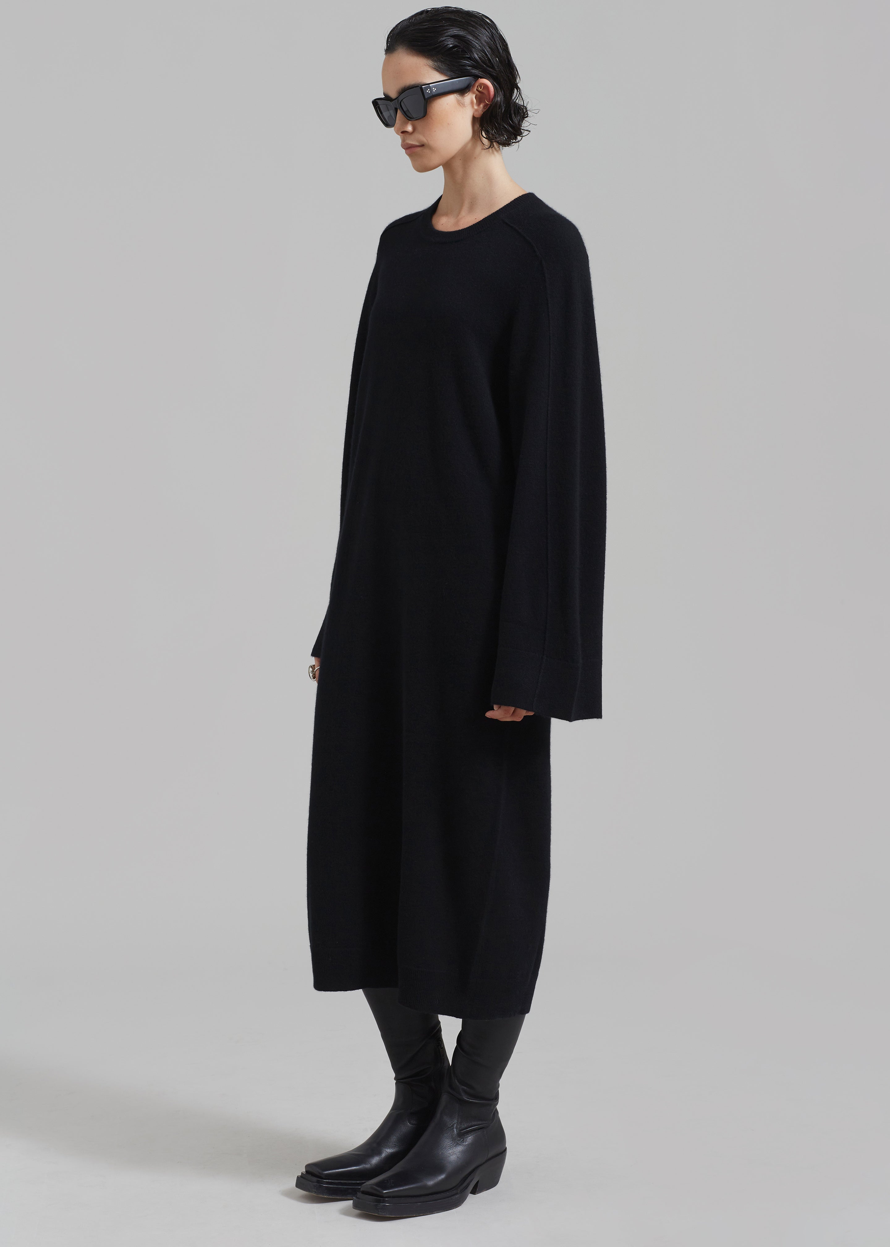 Loulou Studio Long Esna Dress - Black - 4