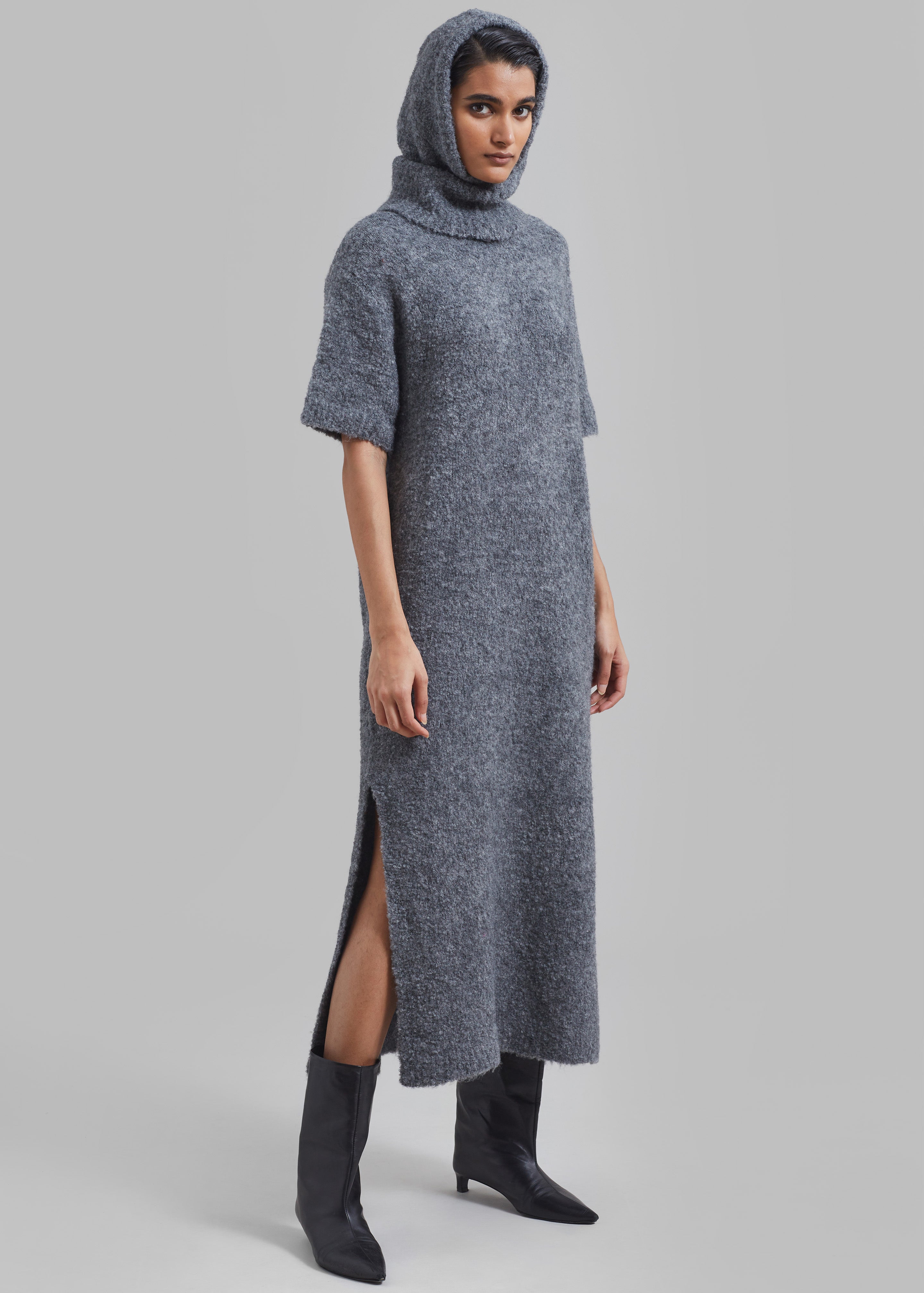 Luz Knit Dress - Grey – Frankie Shop Europe
