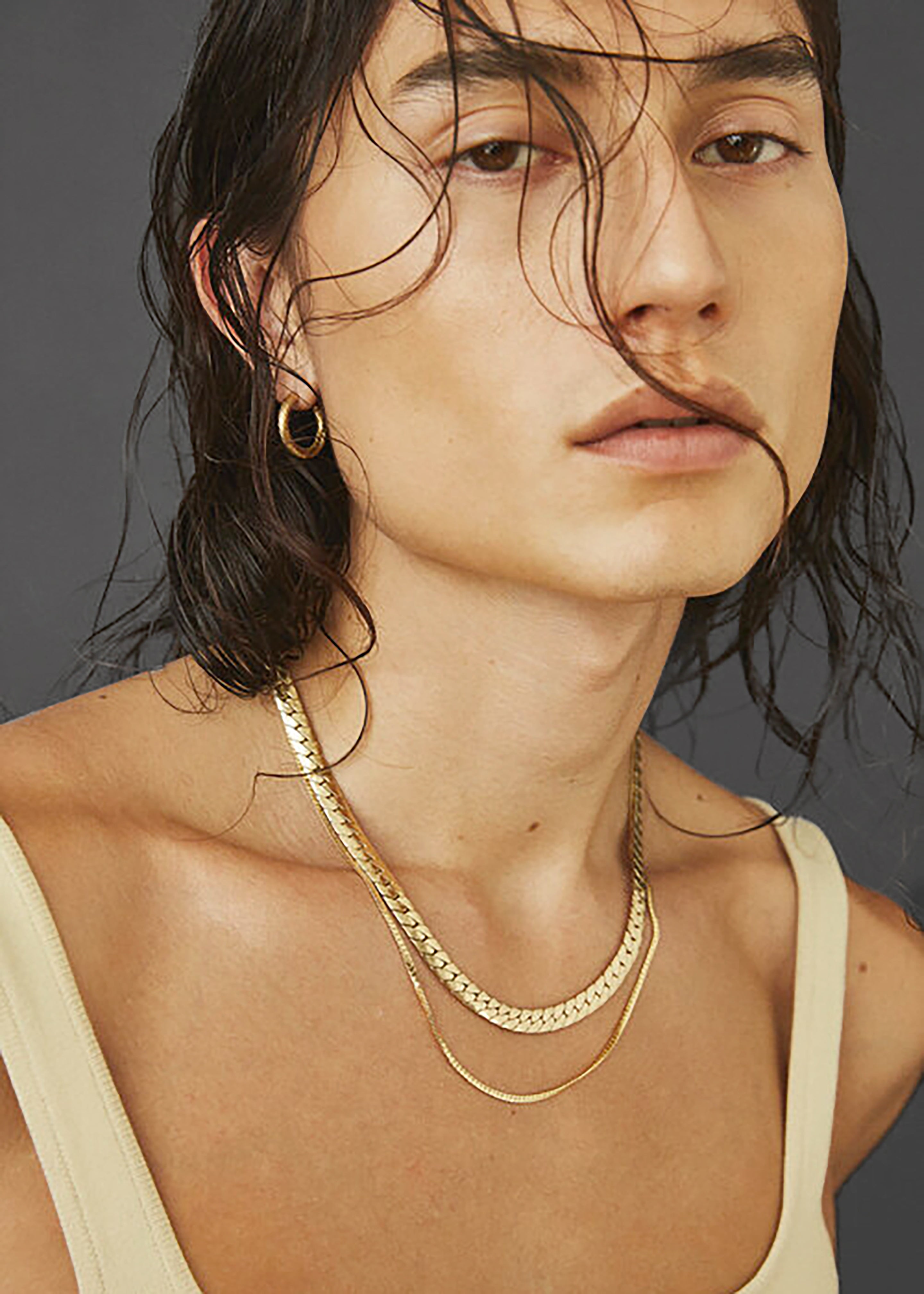Laura Lombardi Mini Omega Chain - Gold - 4