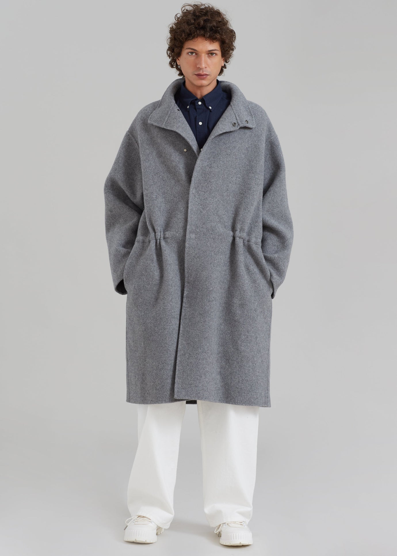 Lawson Coat - Grey Melange