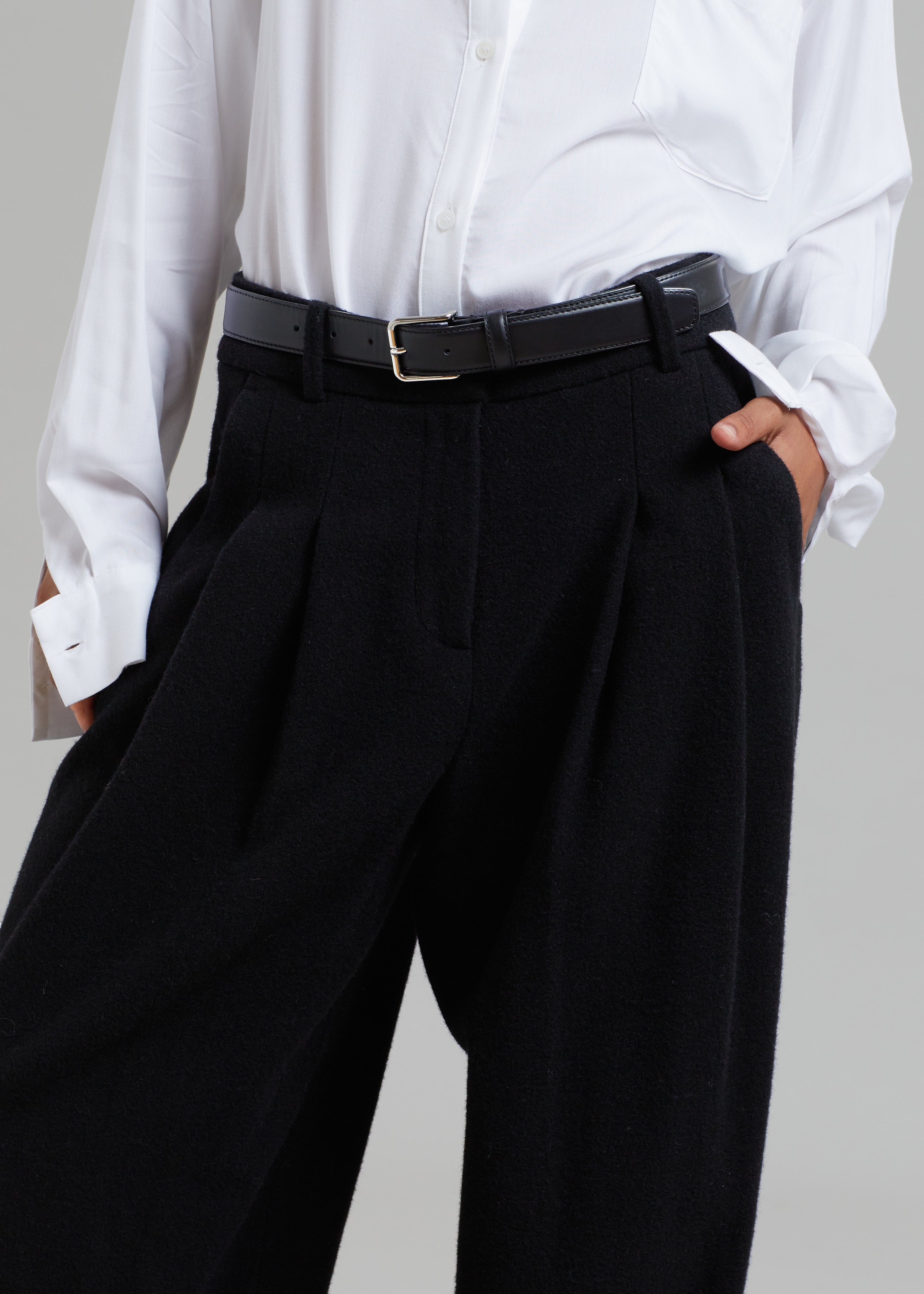 Layton Wool Suit Pants - Black - 2