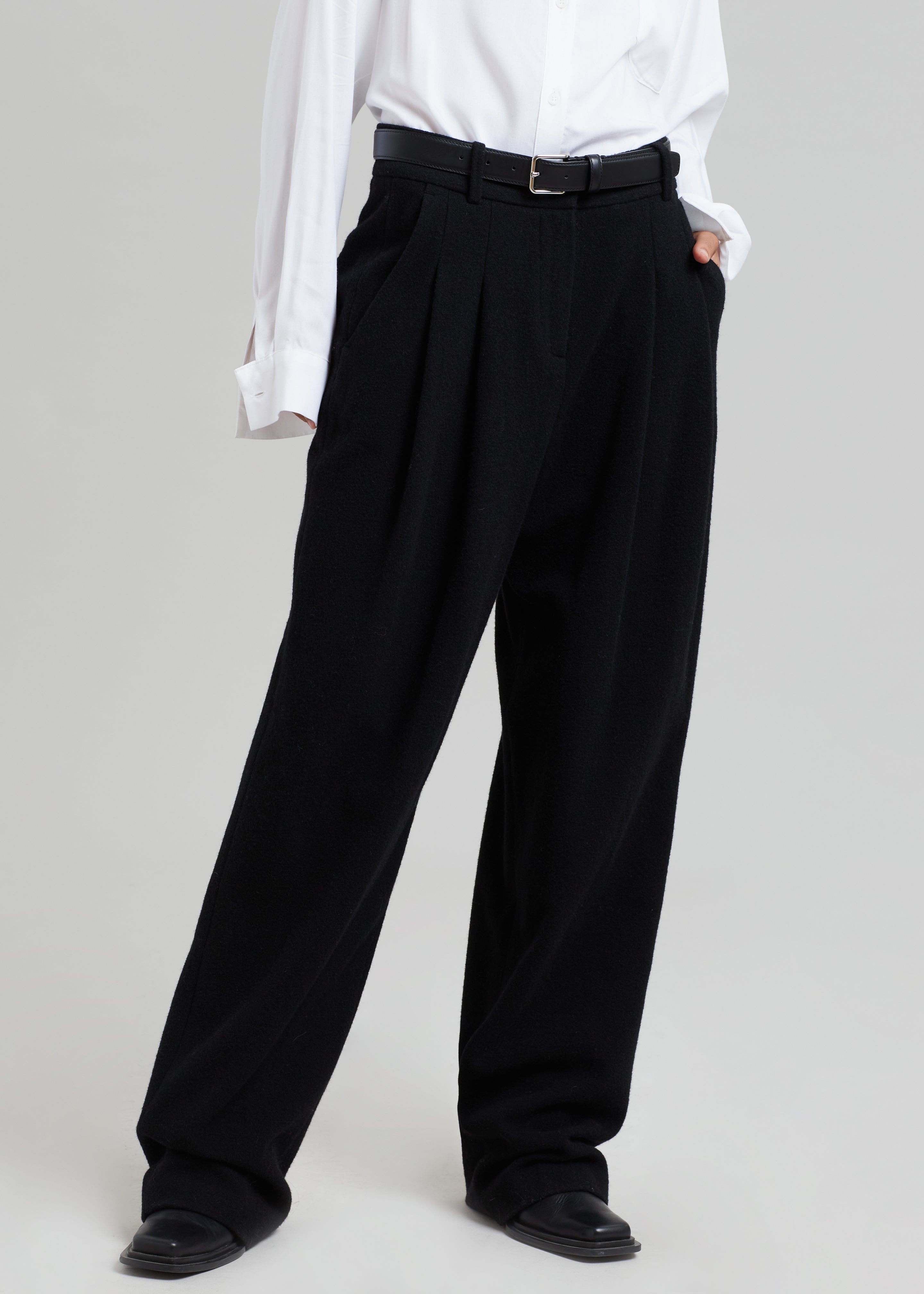 Layton Wool Suit Pants - Black - 6