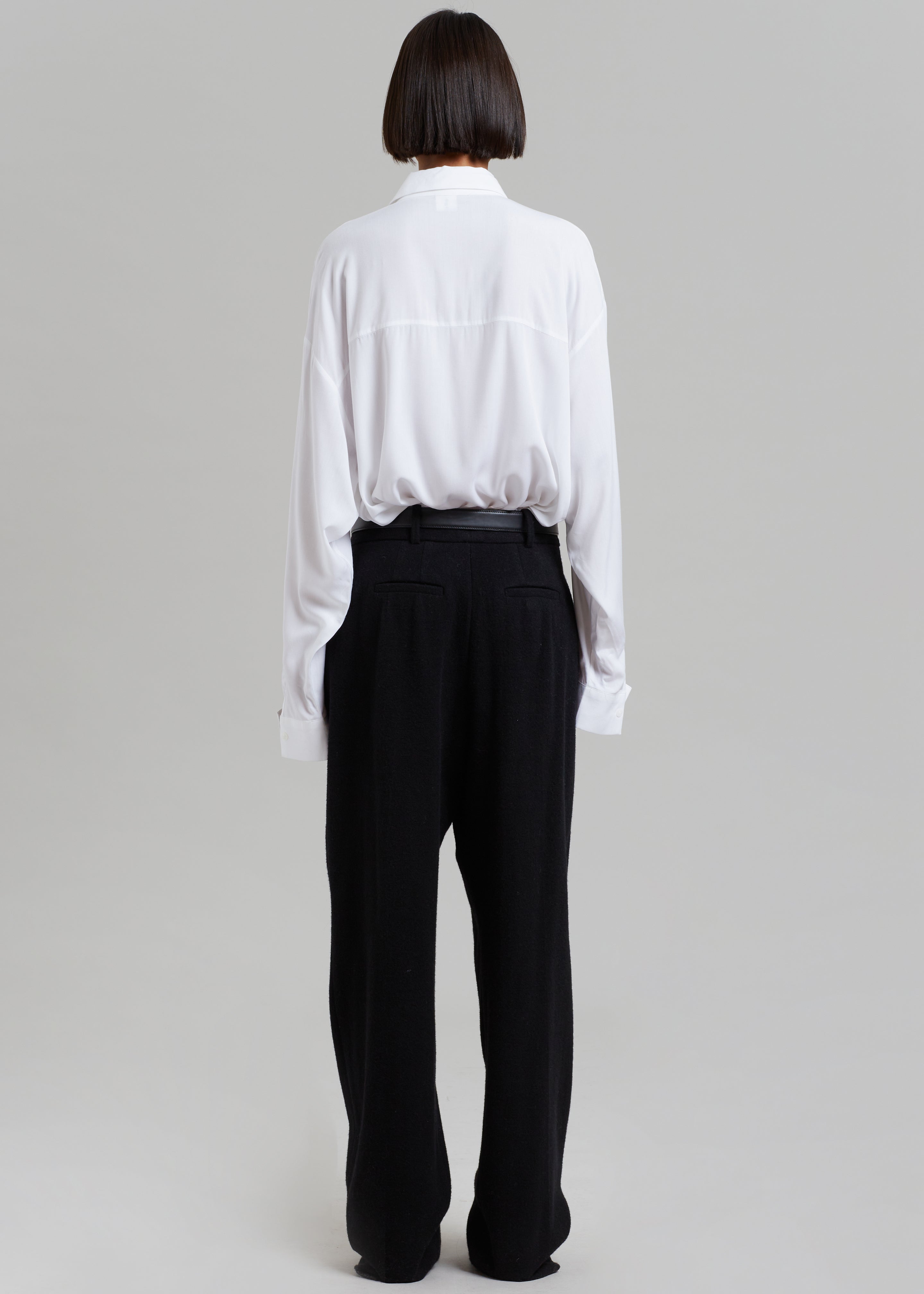 Layton Wool Suit Pants - Black - 9