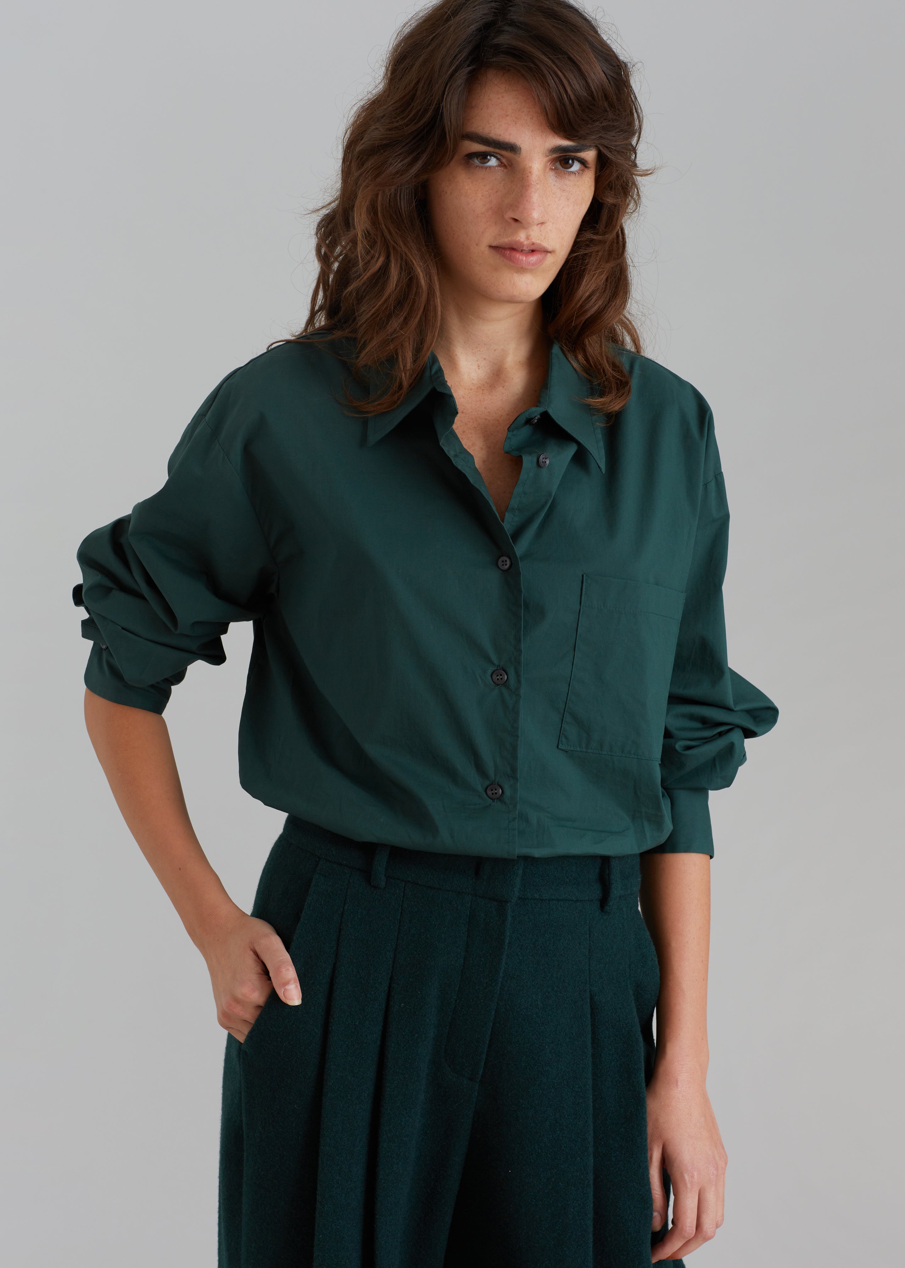 Layton Wool Suit Pants - Bottle Green - 9