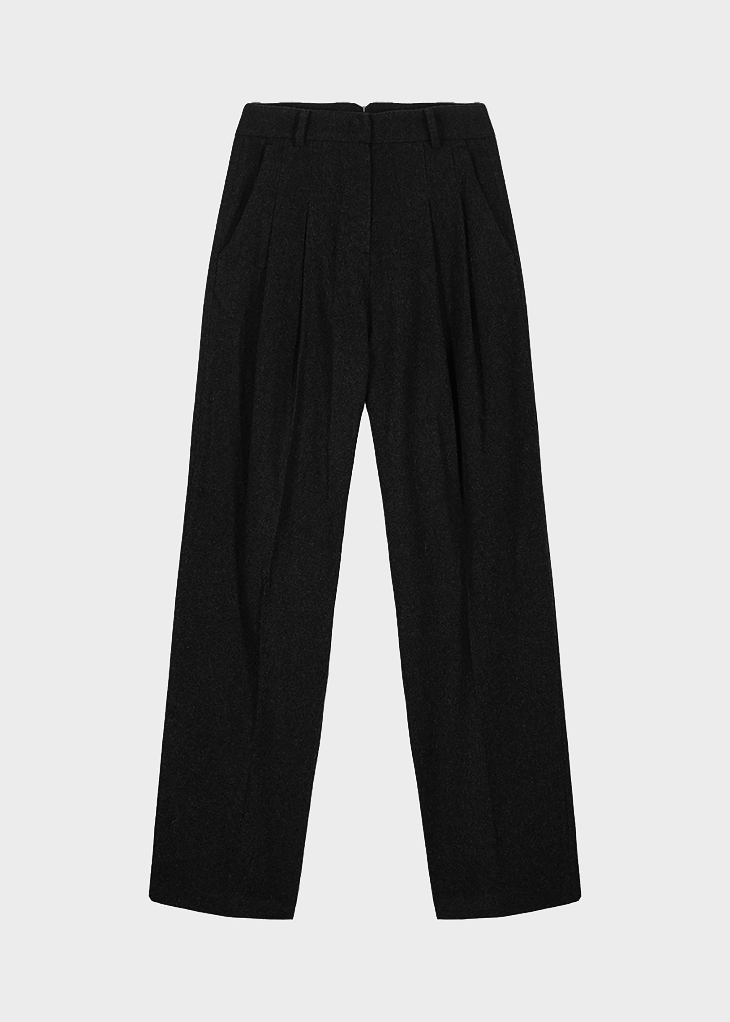 Layton Wool Suit Pants - Black - 10