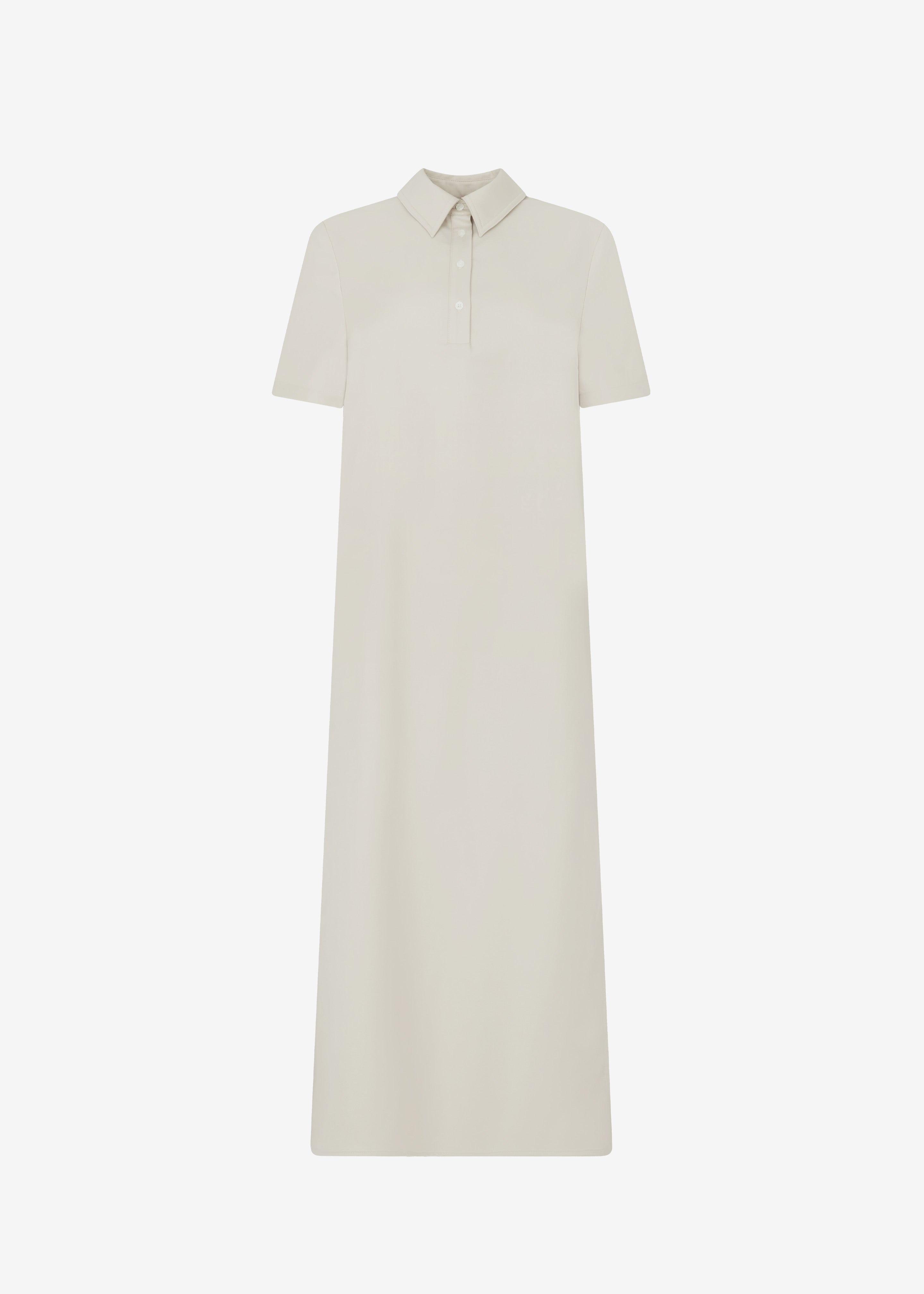 Loulou Studio Bira Polo Shirt Dress - Beige - 10