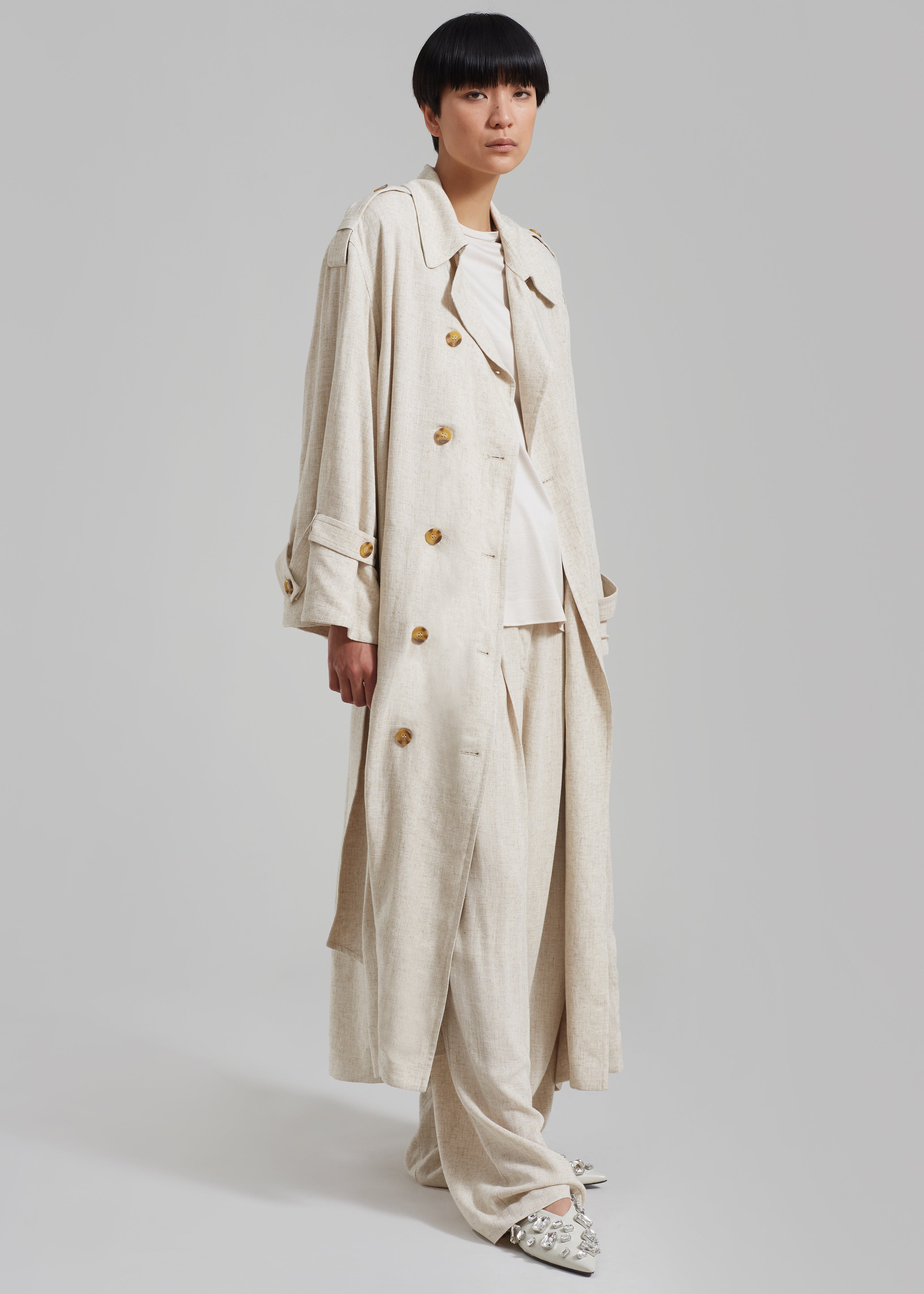 By Malene Birger Alanise Trench Undyed