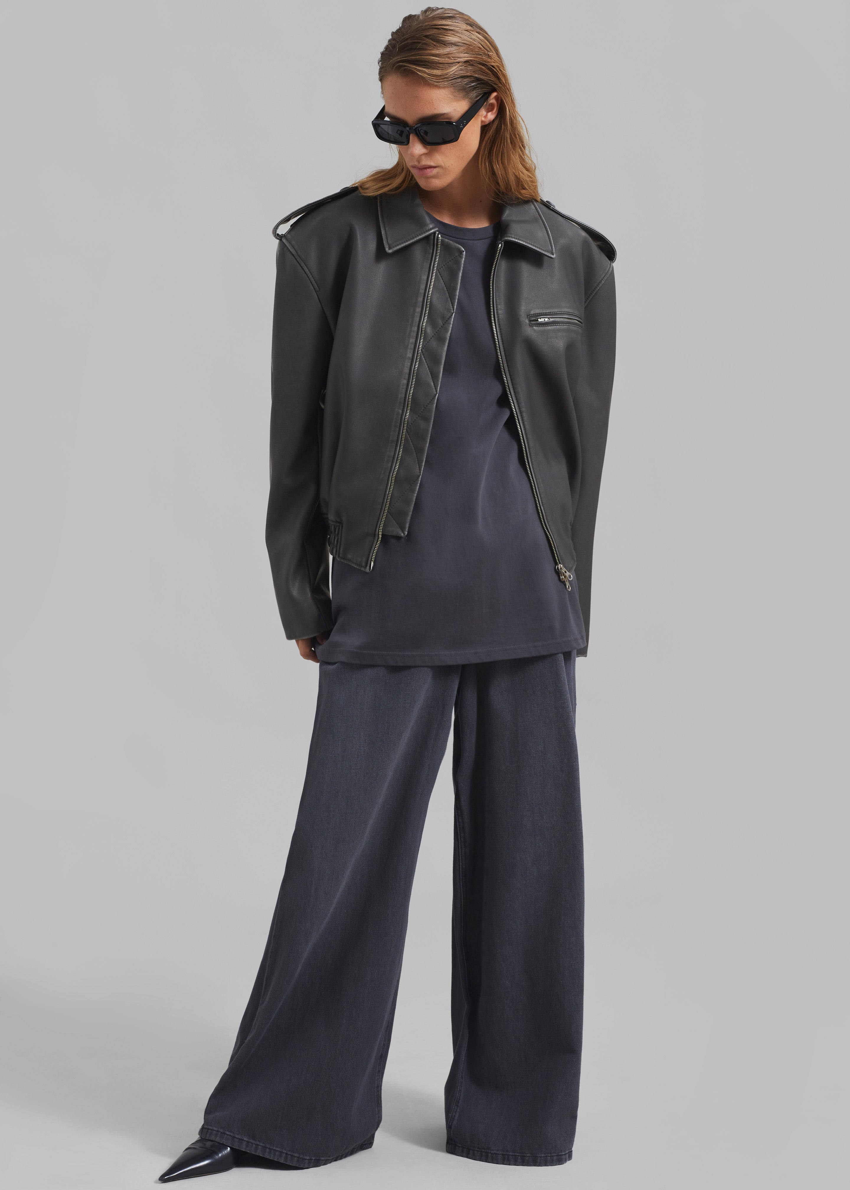 Malvina Bomber - Grey - 2