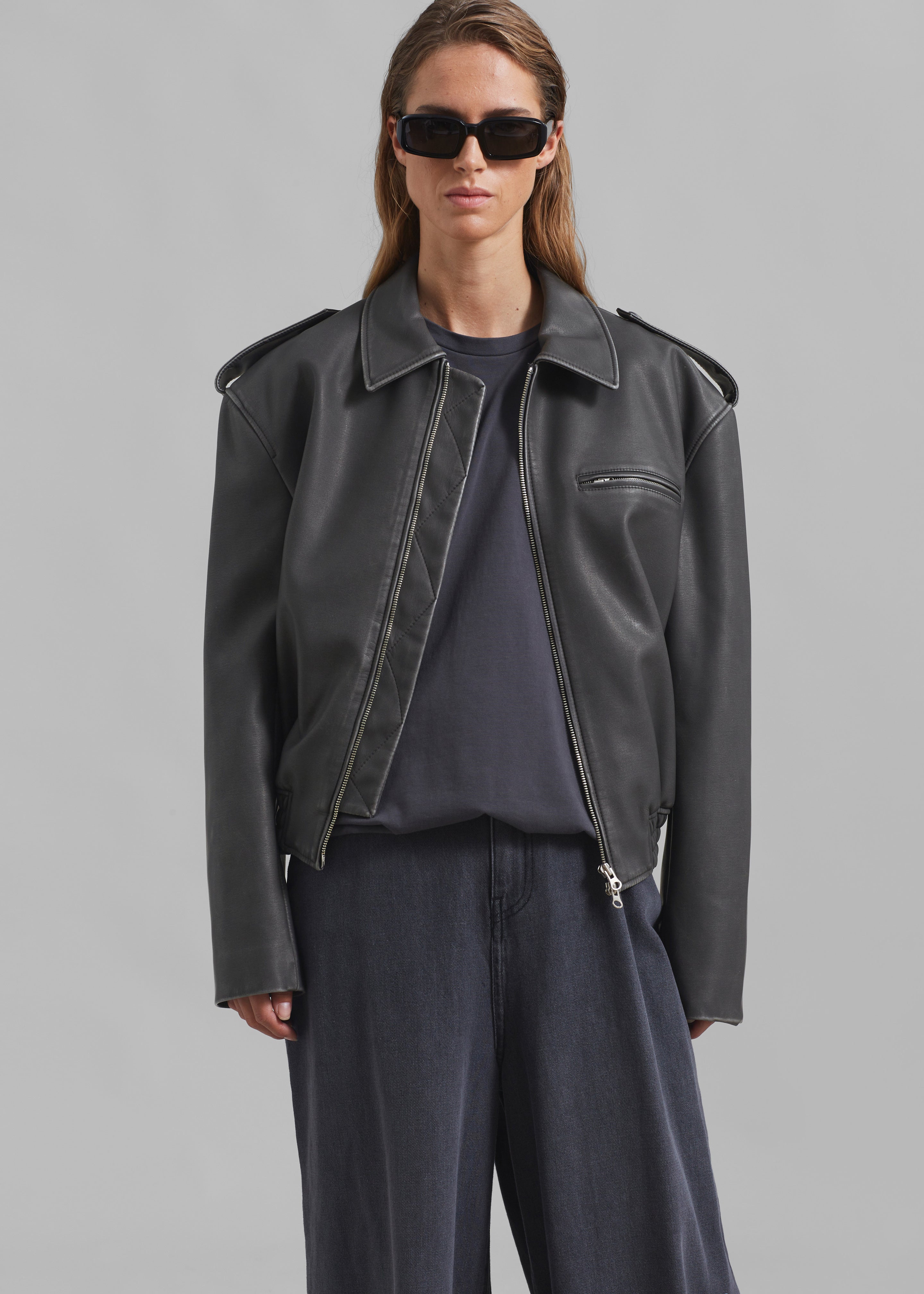 Malvina Bomber - Grey - 6