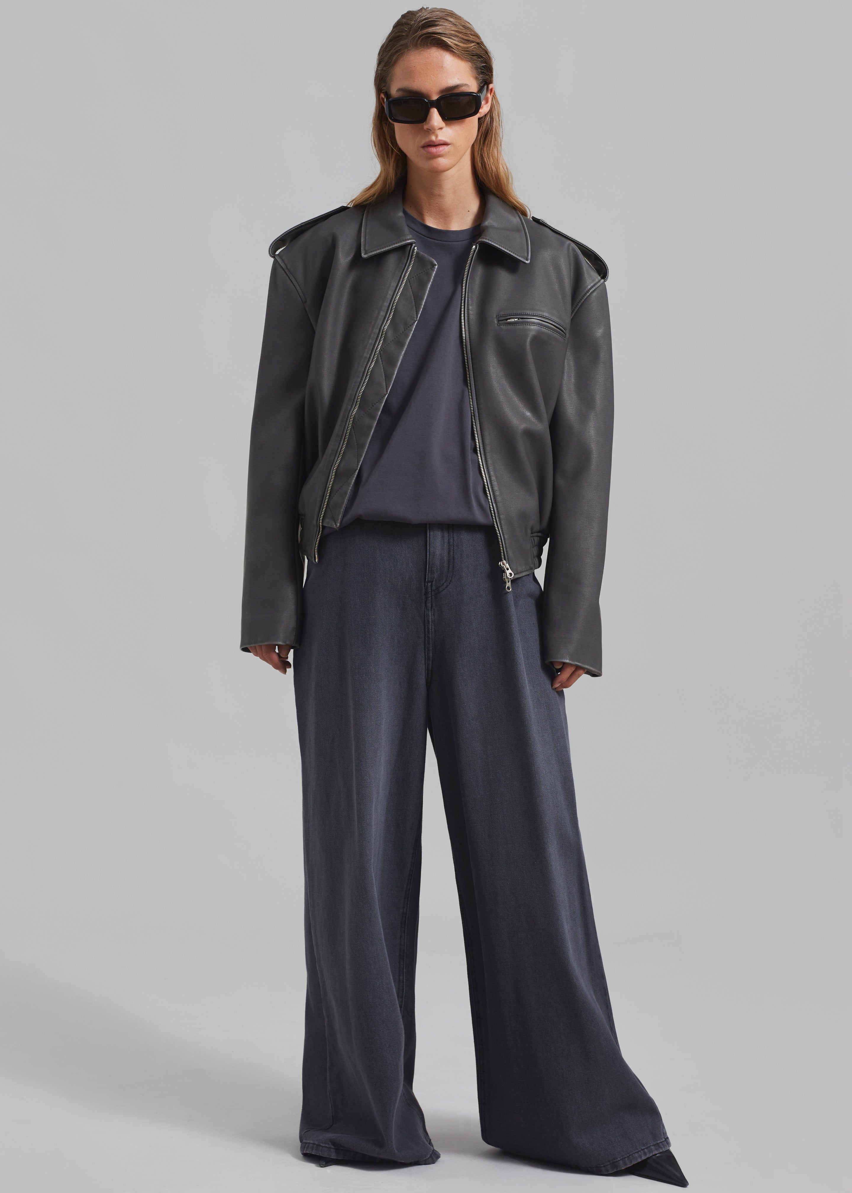 Malvina Bomber - Grey - 4