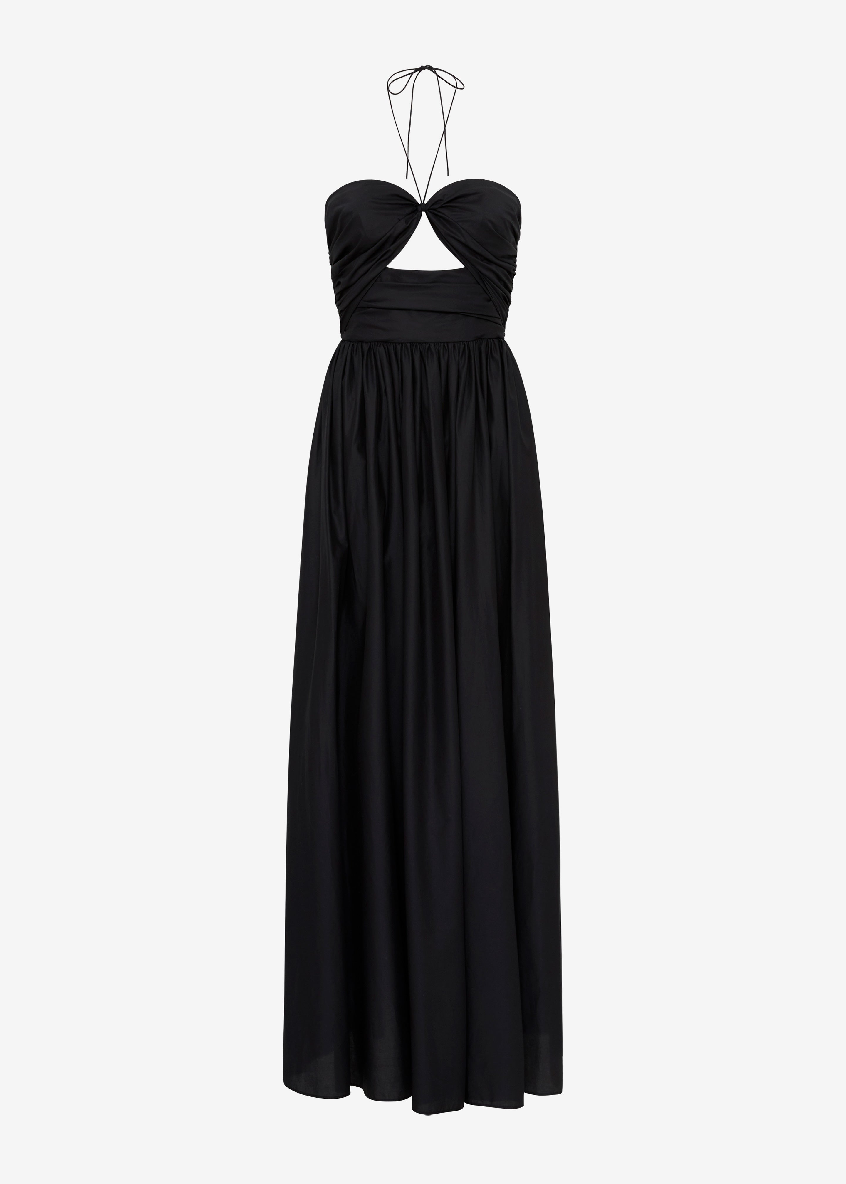 Matteau Bandeau Rouched Sundress - Black - 7