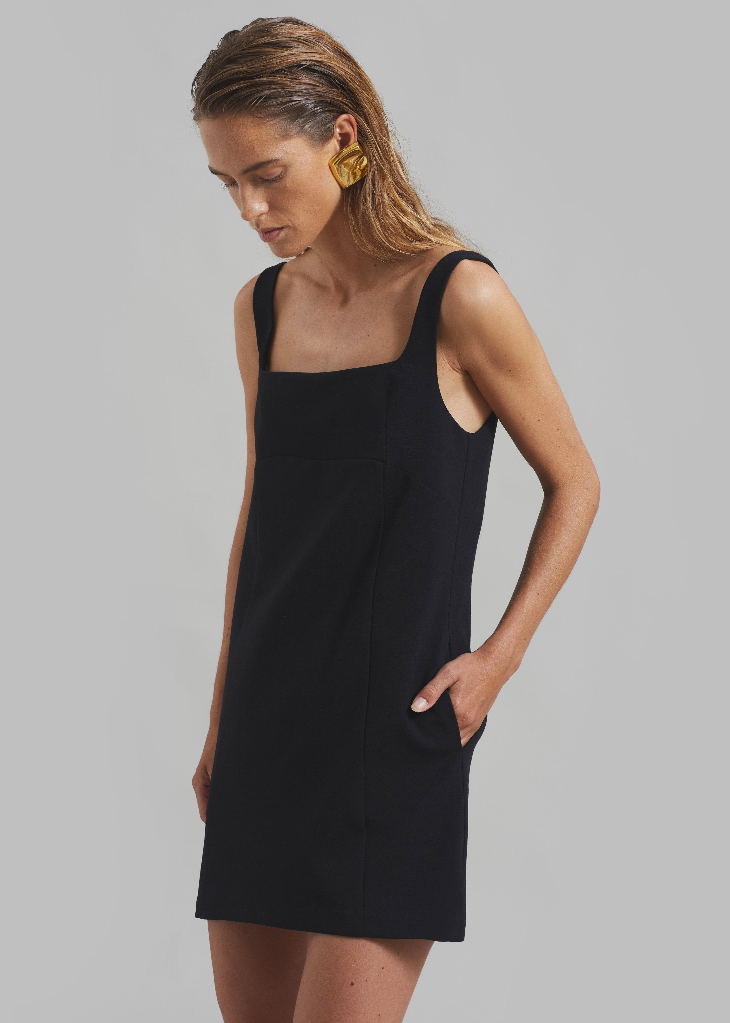 May Mini Dress - Black - 5