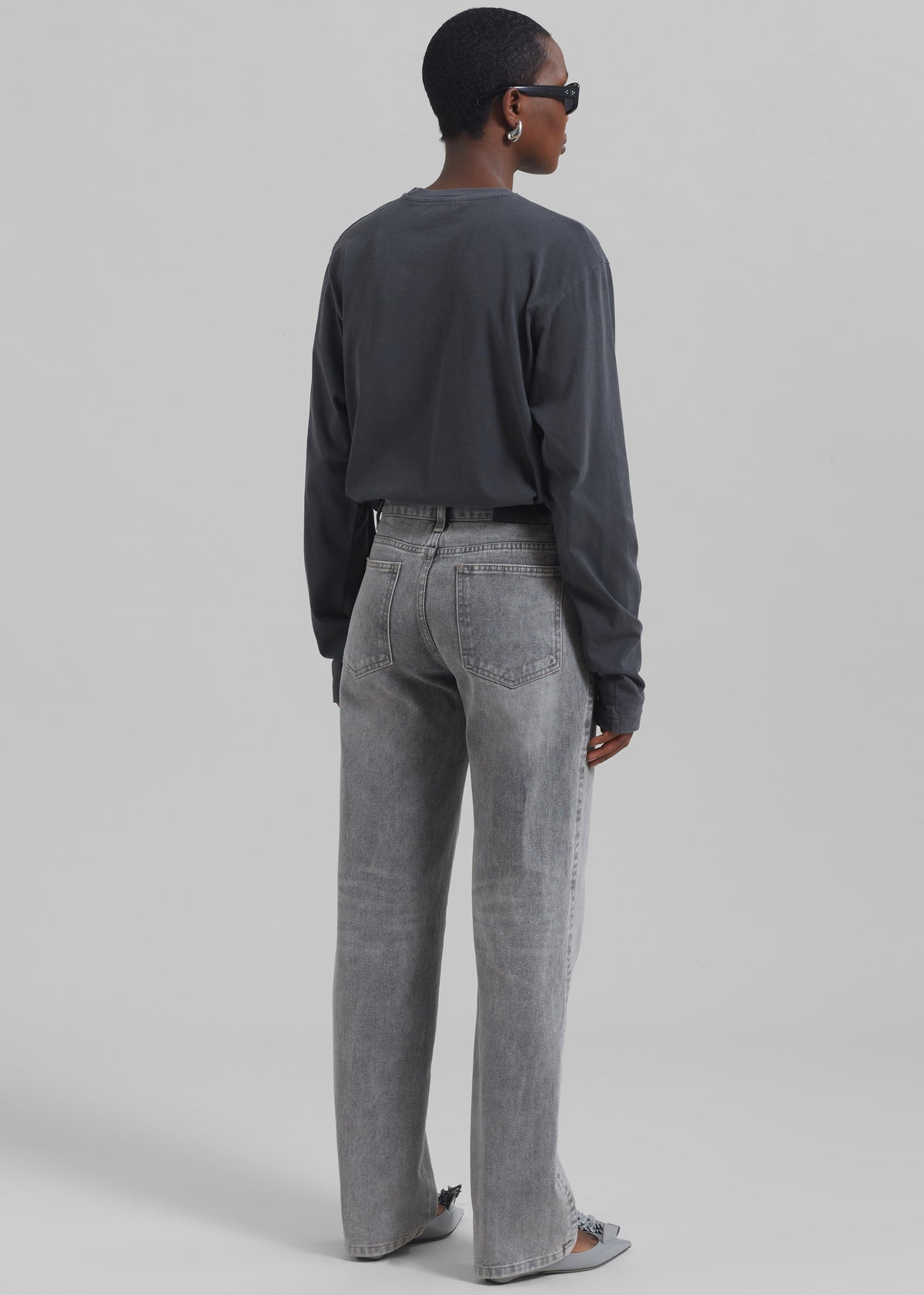 Montrose Straight Leg Jeans - Grey Wash - 9