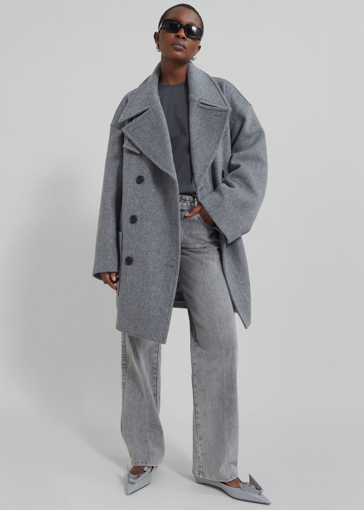 Montrose Straight Leg Jeans - Grey Wash - 5