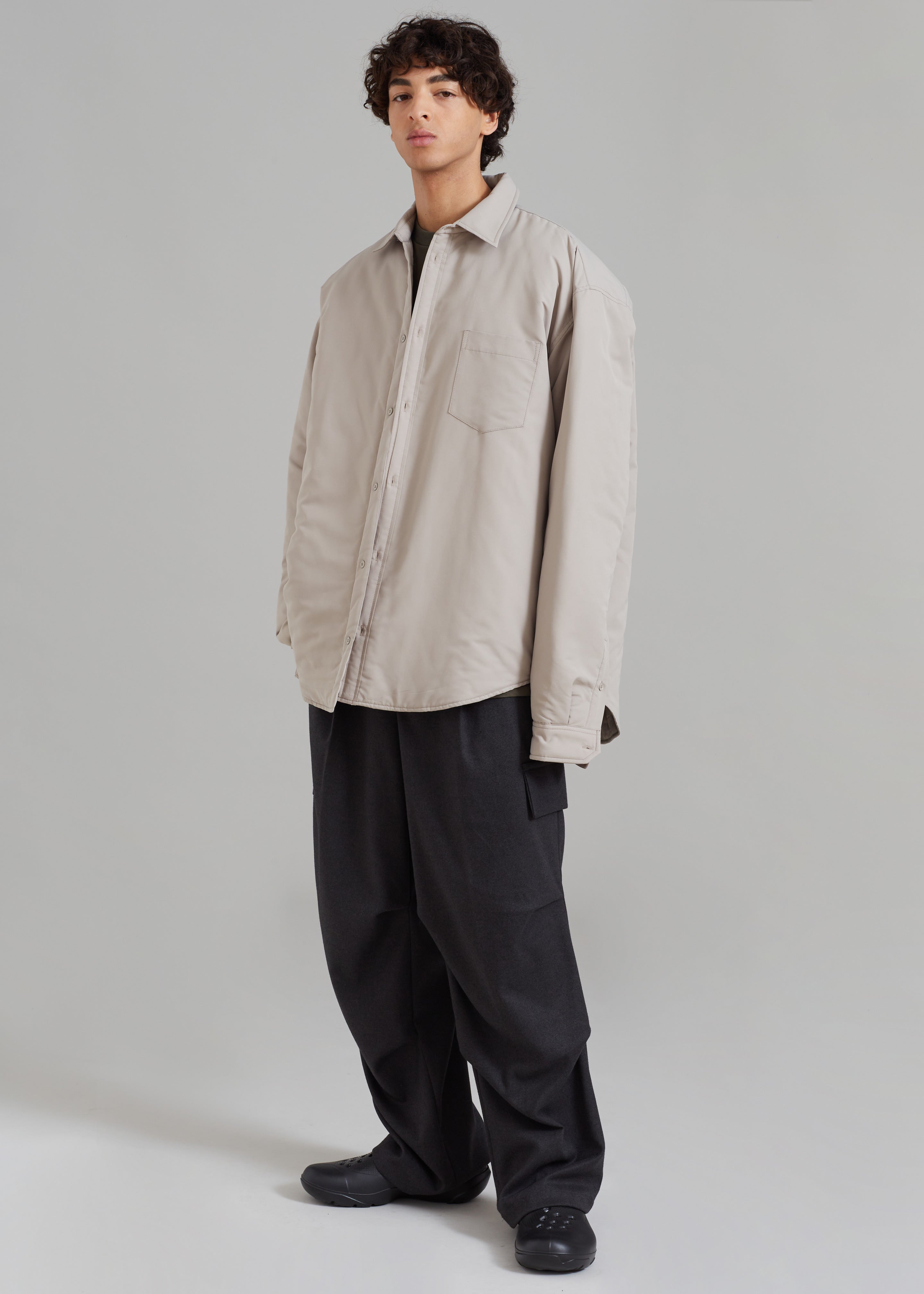 Dean Padded Shirt Jacket - Mastic - 12