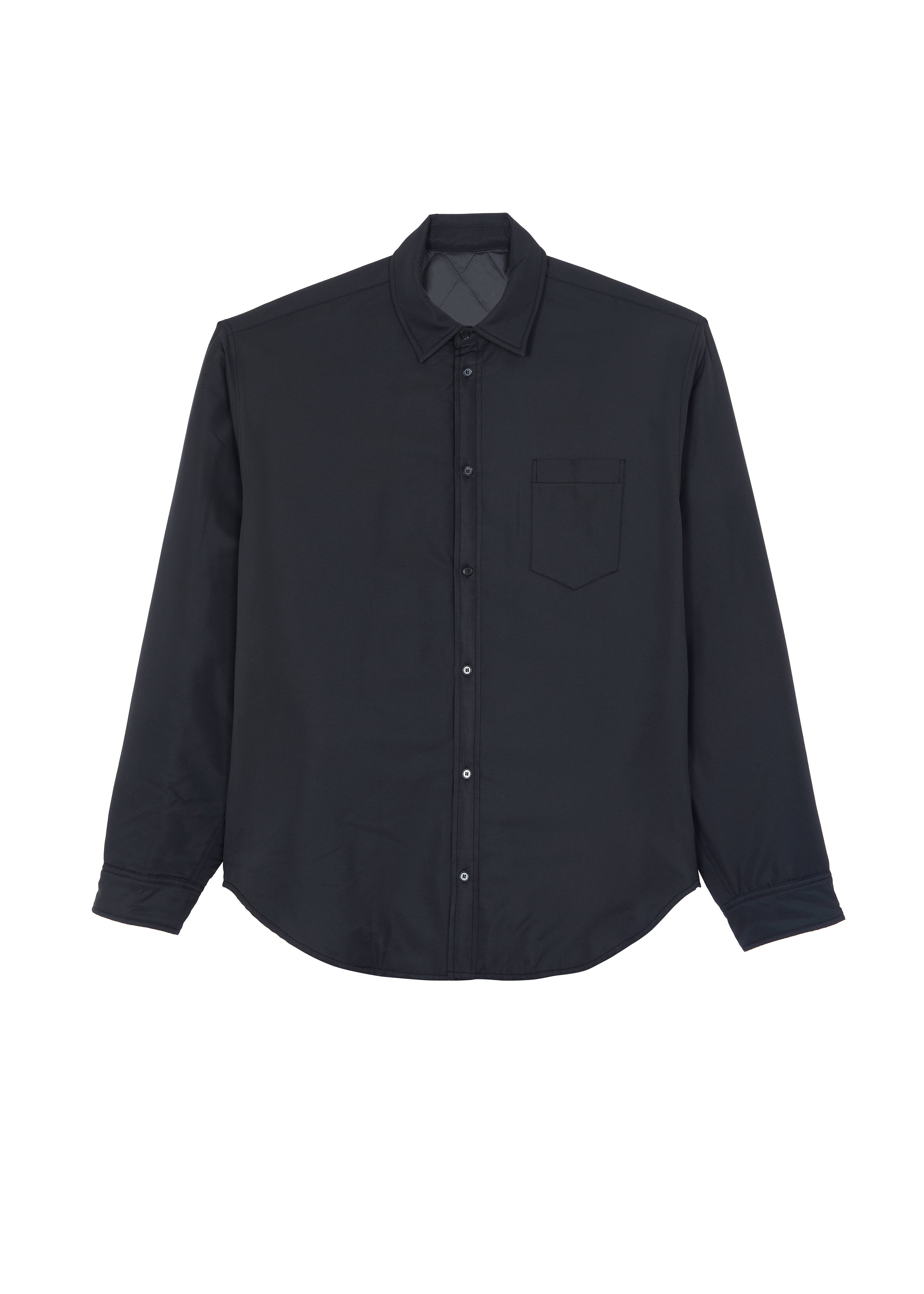 Dean Padded Shirt Jacket - Black - 17