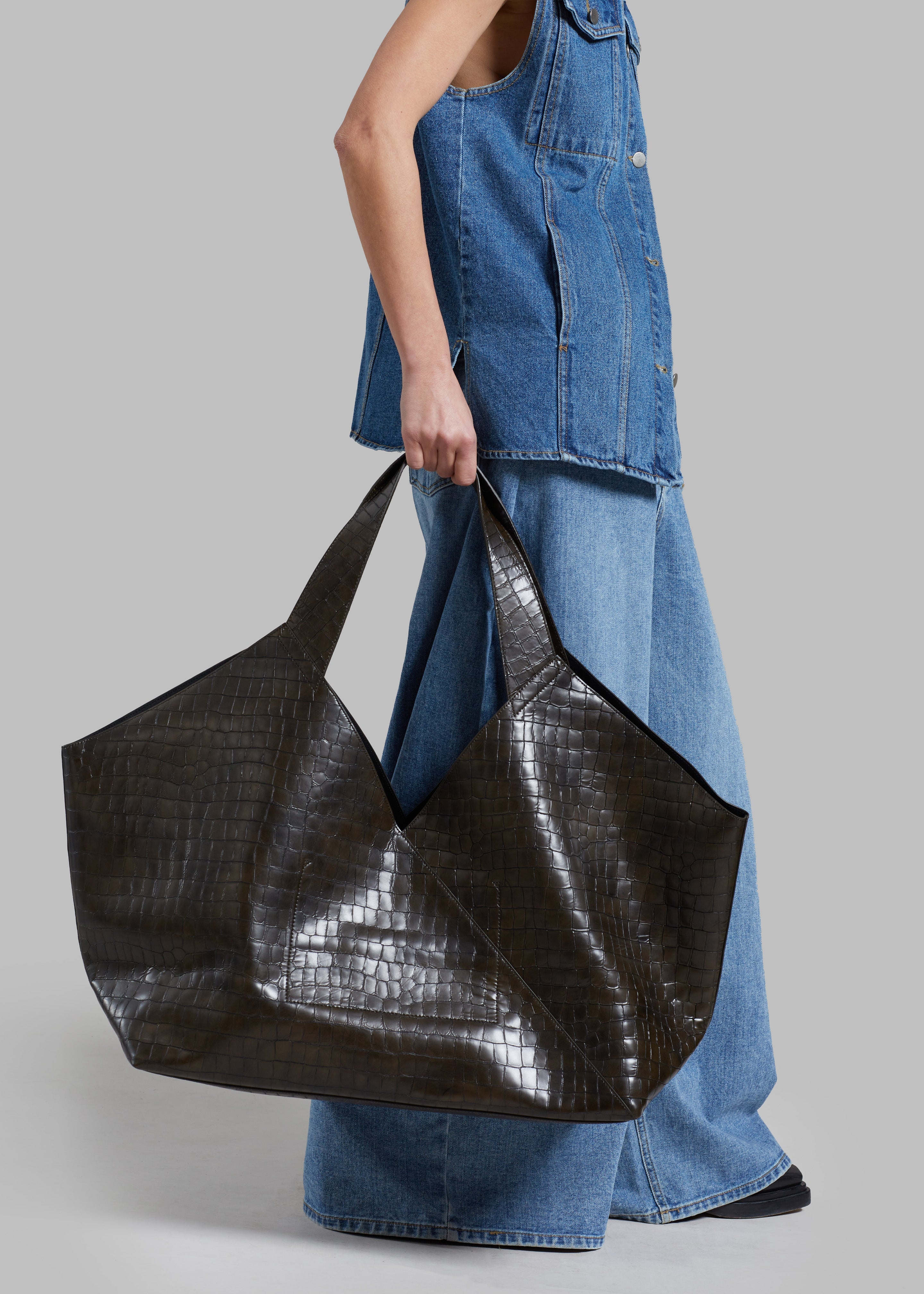 By Malene Birger Drewa Leather Tote - Dusty Brown - 1