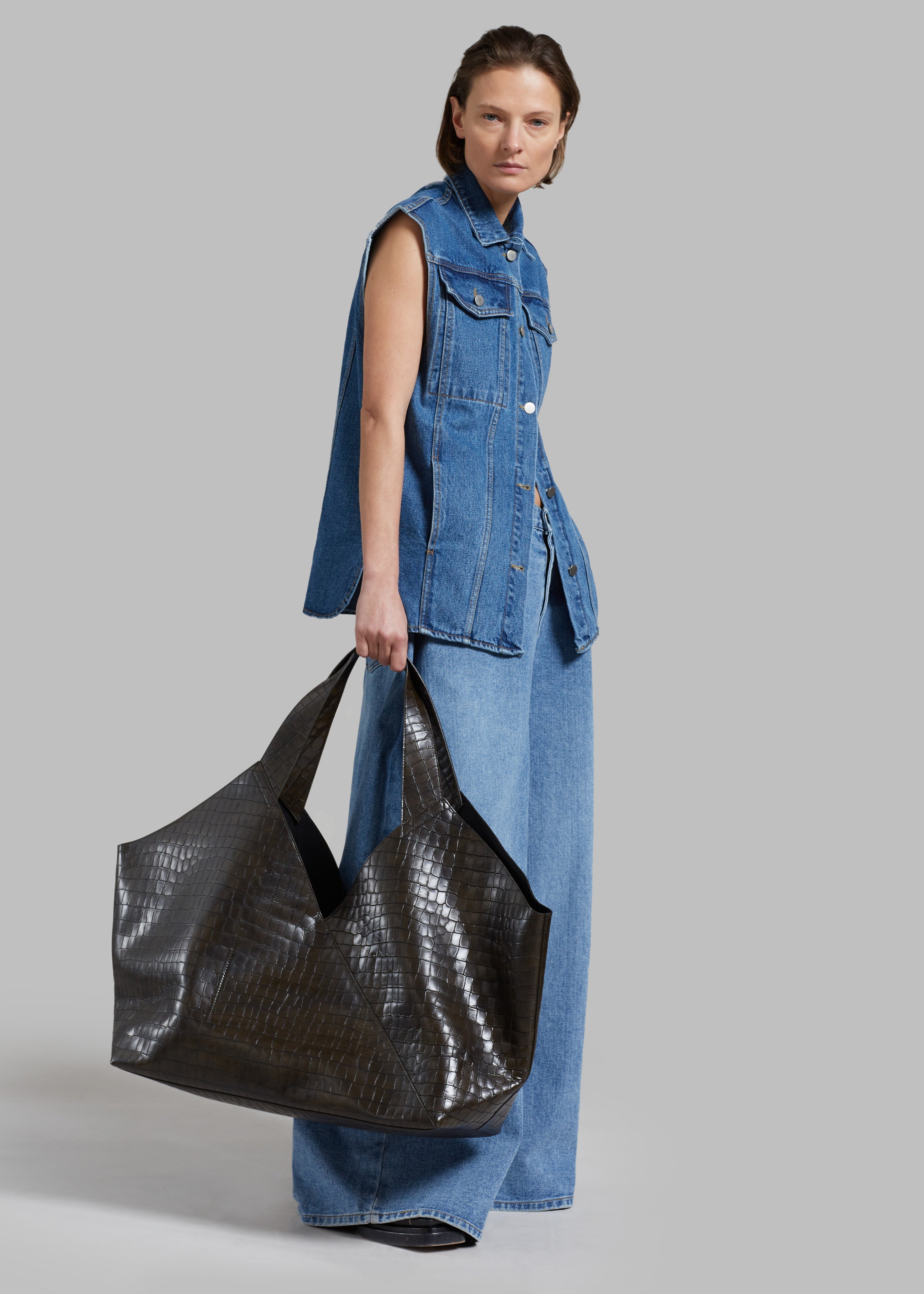 By Malene Birger Drewa Leather Tote - Dusty Brown - 5