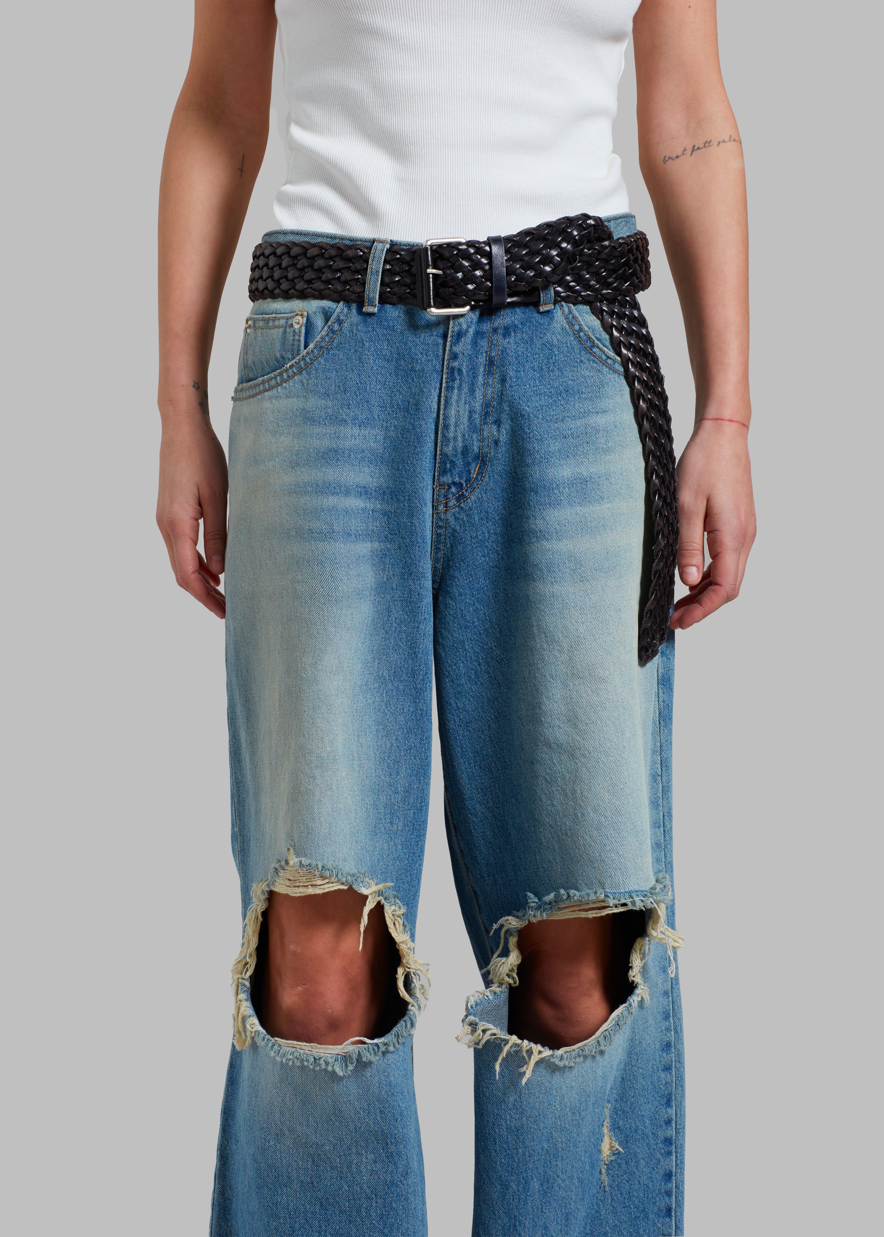 Melbourne Ripped Jeans - Worn Wash - 5