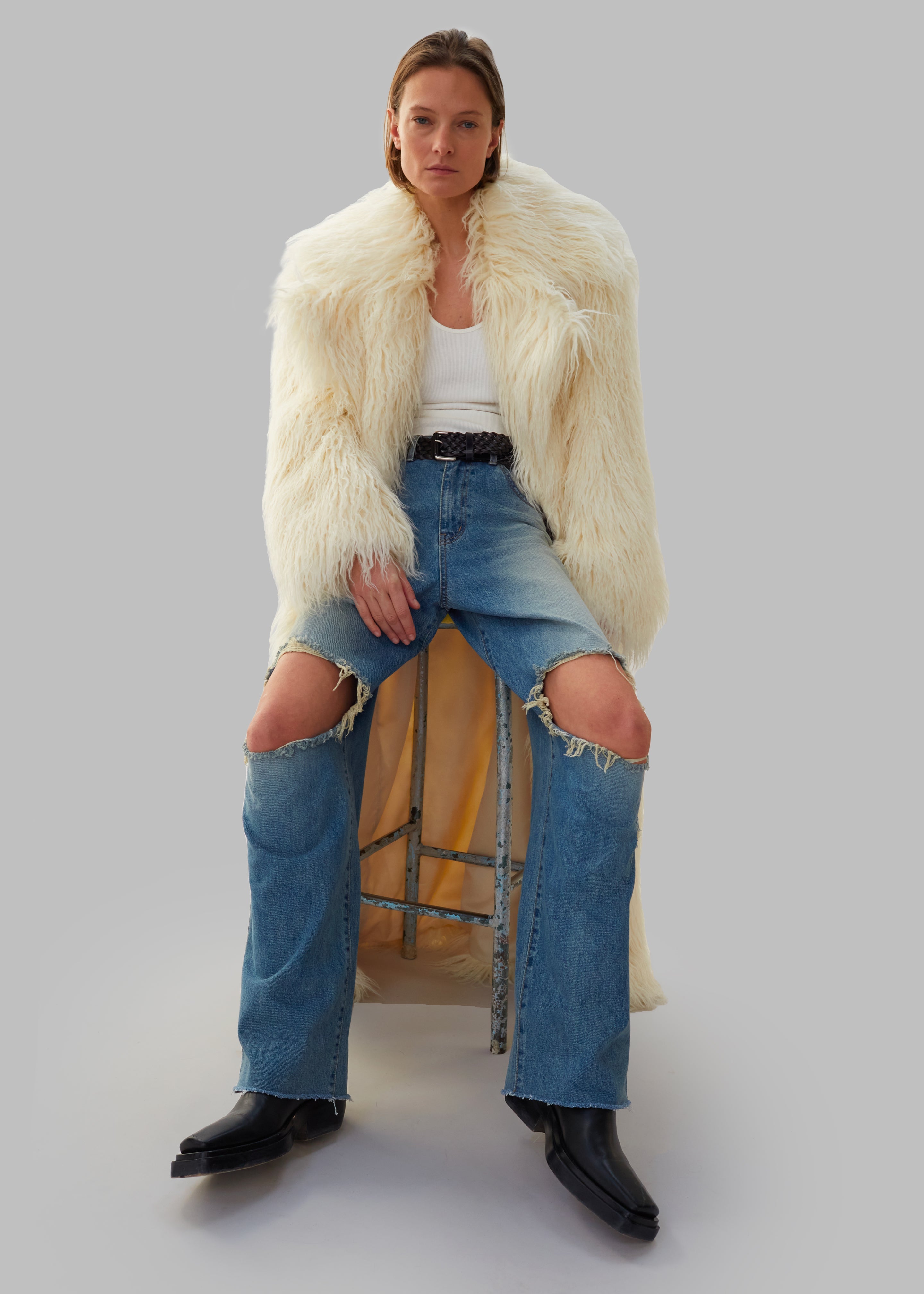 Melbourne Ripped Jeans - Worn Wash - 1