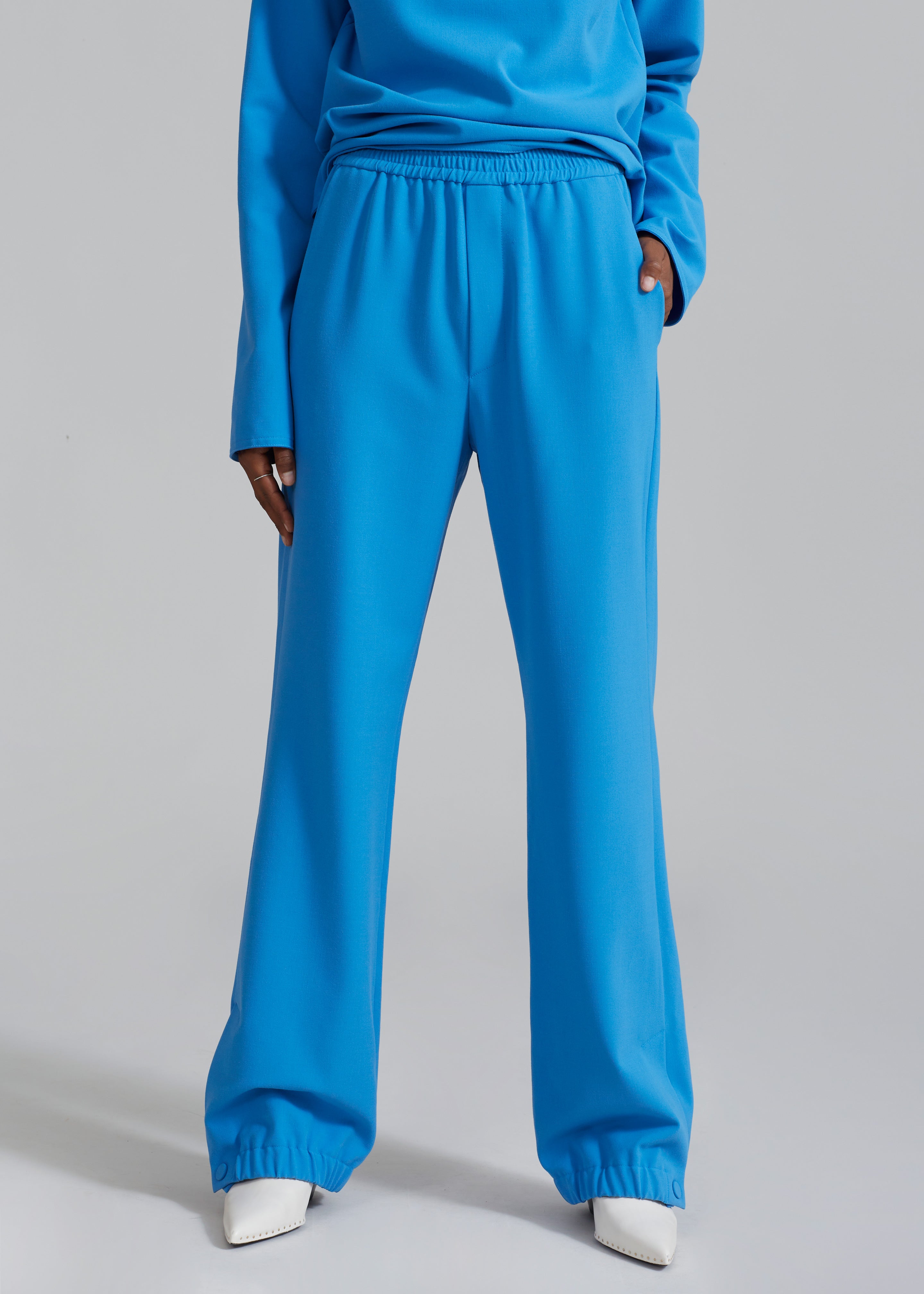Nanushka Nicia Elasticated Trouser - Electric Blue - 6