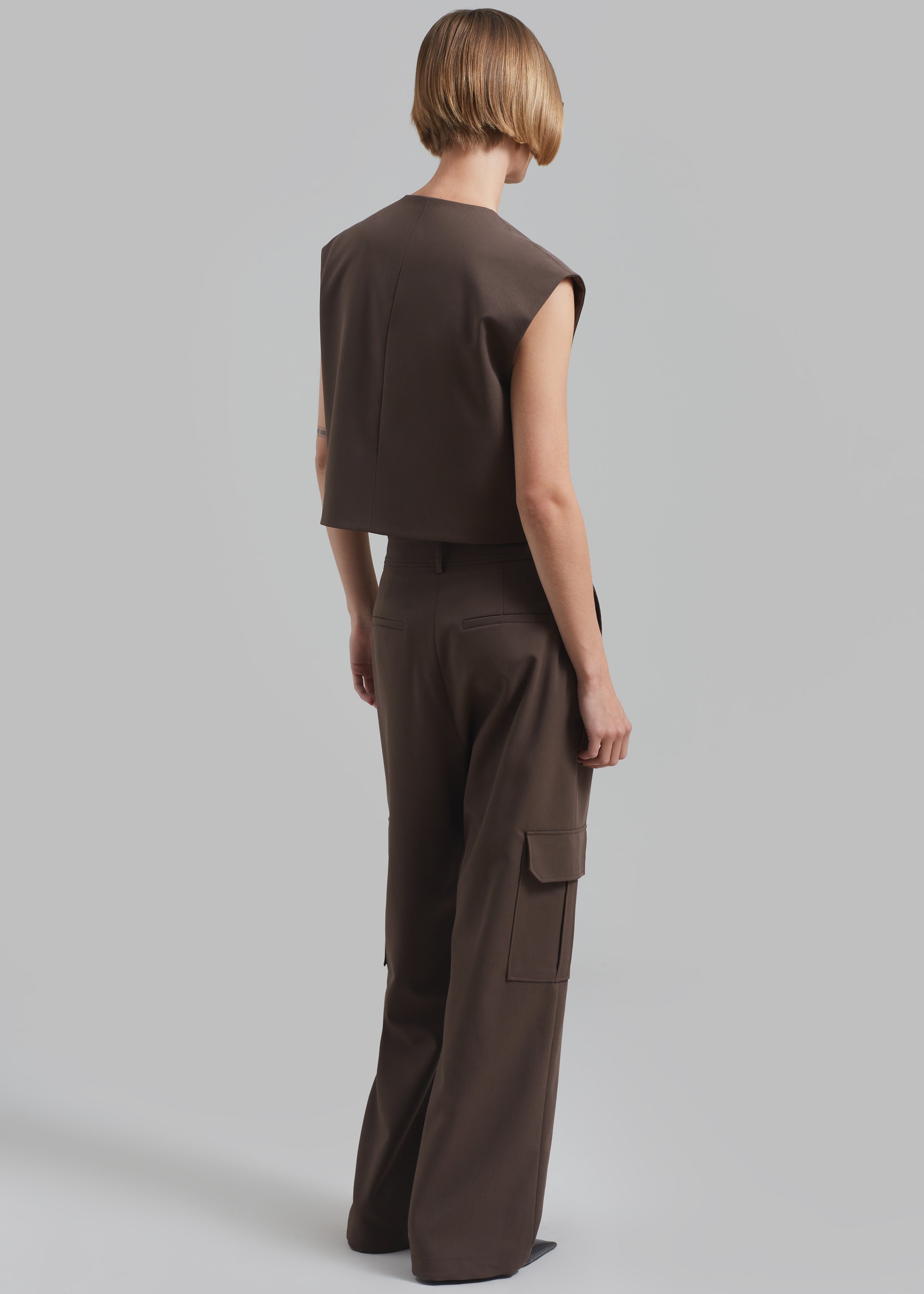 Narci Cargo Pants - Brown - 7