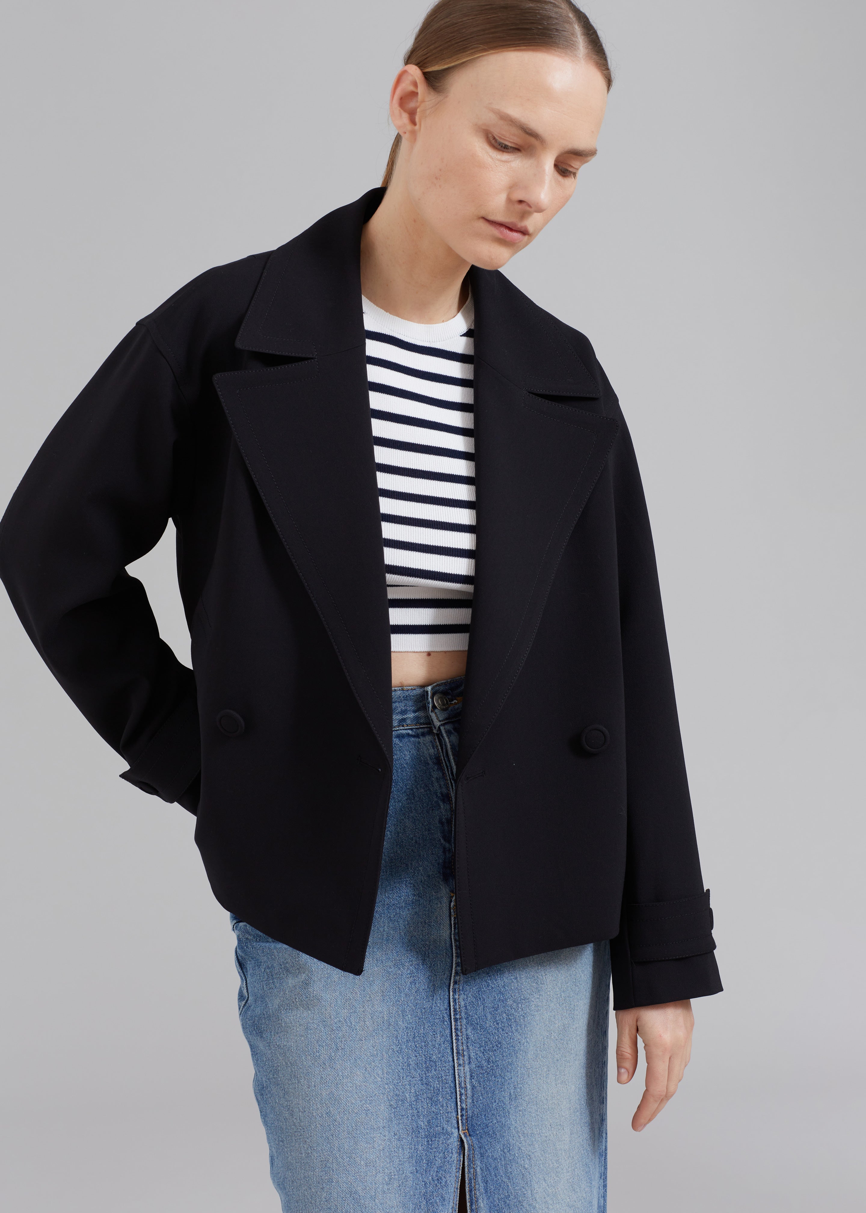 Neilin Boxy Jacket - Black - 4