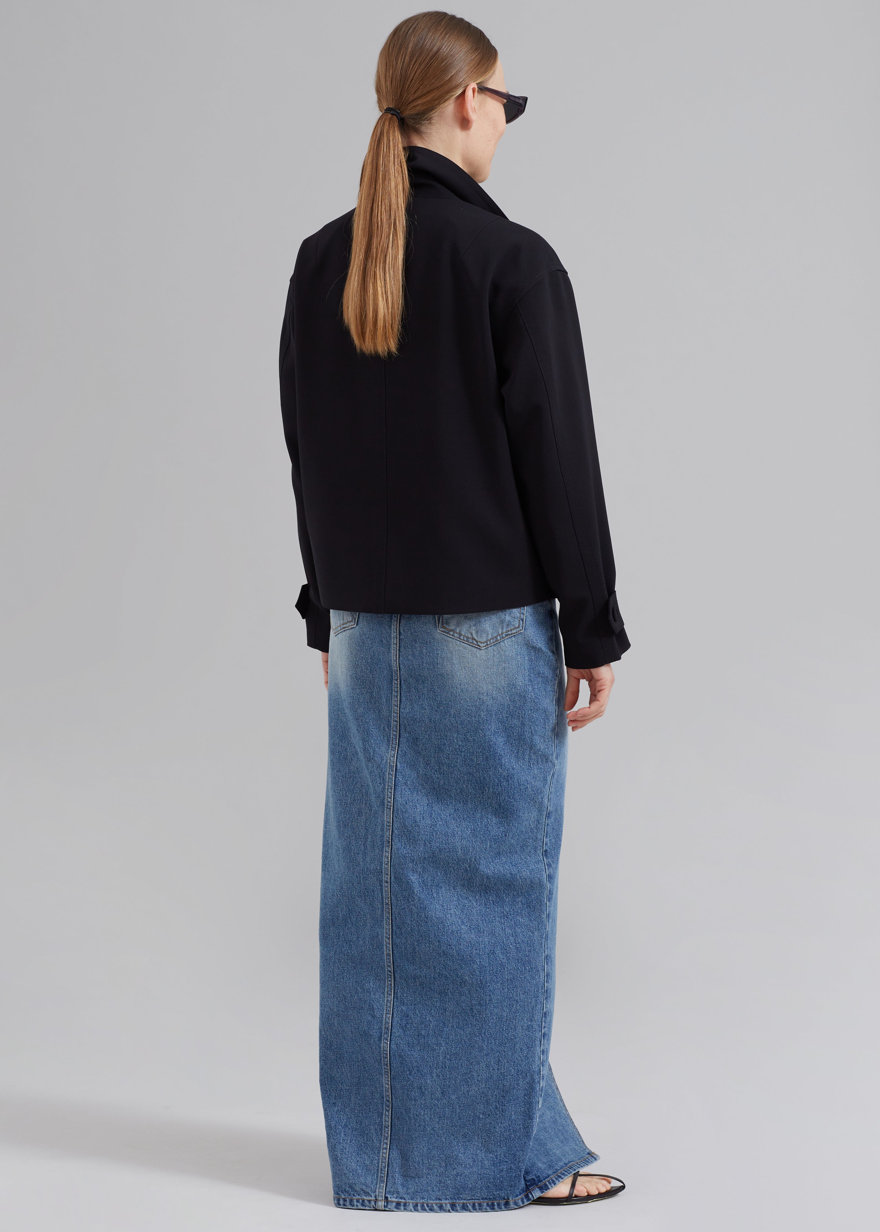 Neilin Boxy Jacket - Black - 7
