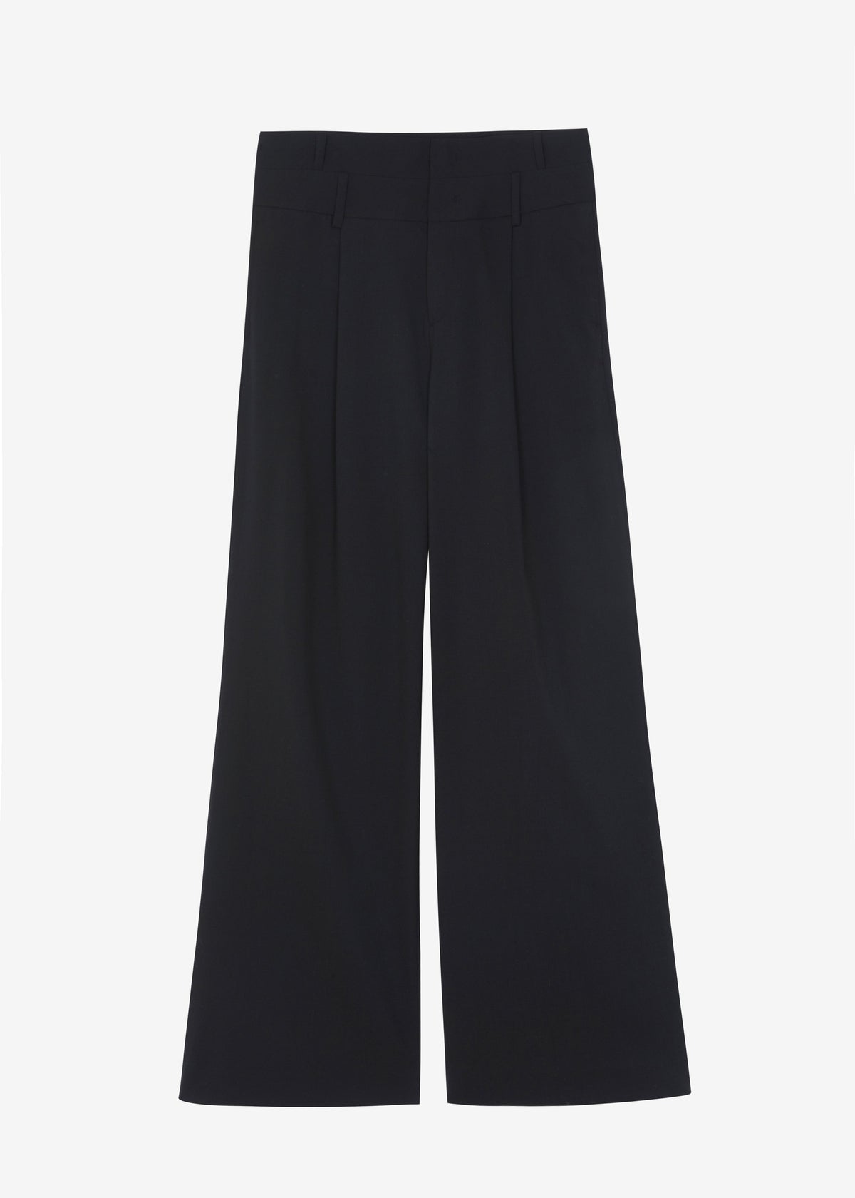 Olwen Pintuck Trousers - Black - 15