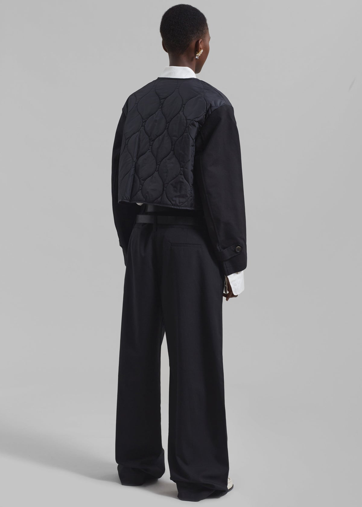 Olwen Pintuck Trousers - Black - 14