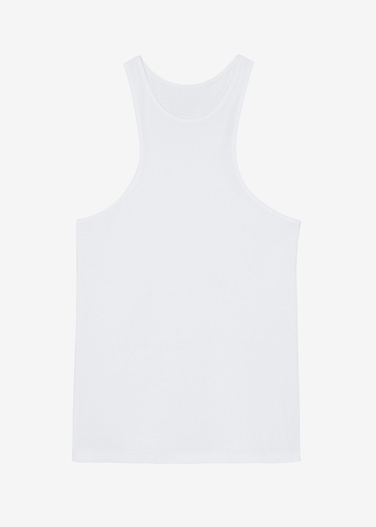 Ophelia Rib Tank Top - White - 6