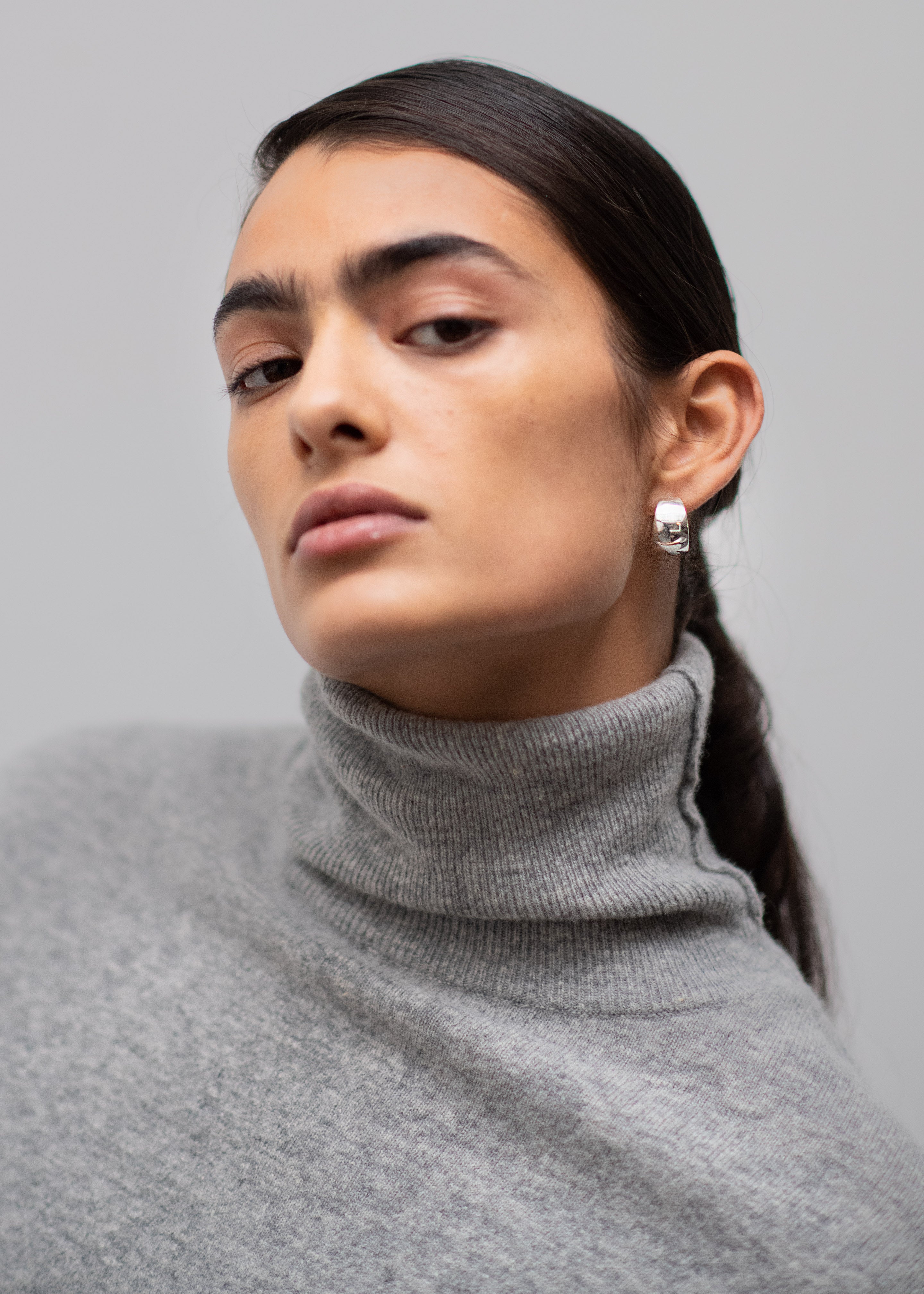 Fay Andrada Koko XS Hoops - Silver - 2